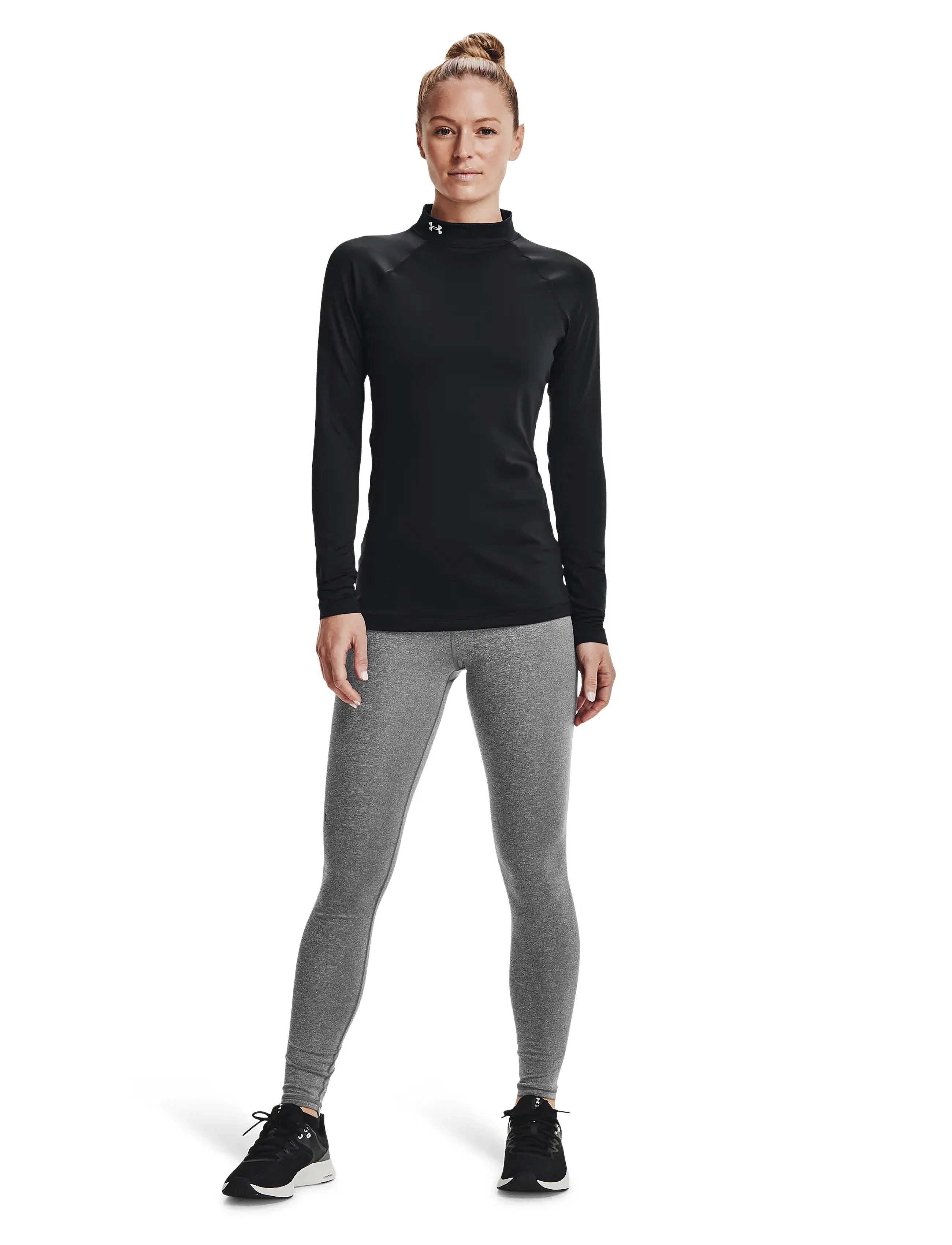 Under Armour - UA CG Authentics Mockneck - t-shirts - black - 4