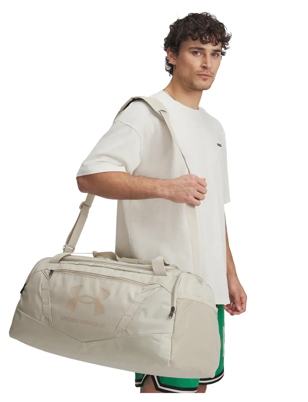 Under Armour - UA Undeniable 5.0 Duffle MD - torby na siłownię - khaki base - 0