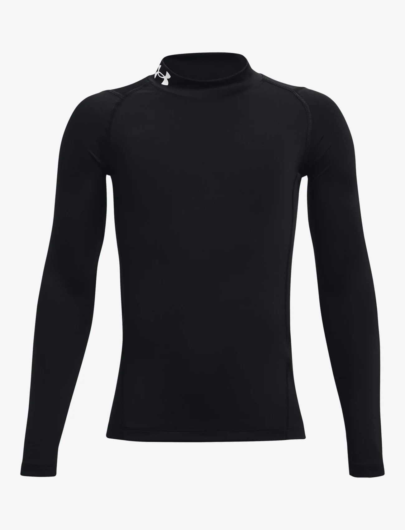 Under Armour - UA HG Armour Mock LS - long-sleeved t-shirts - black - 0