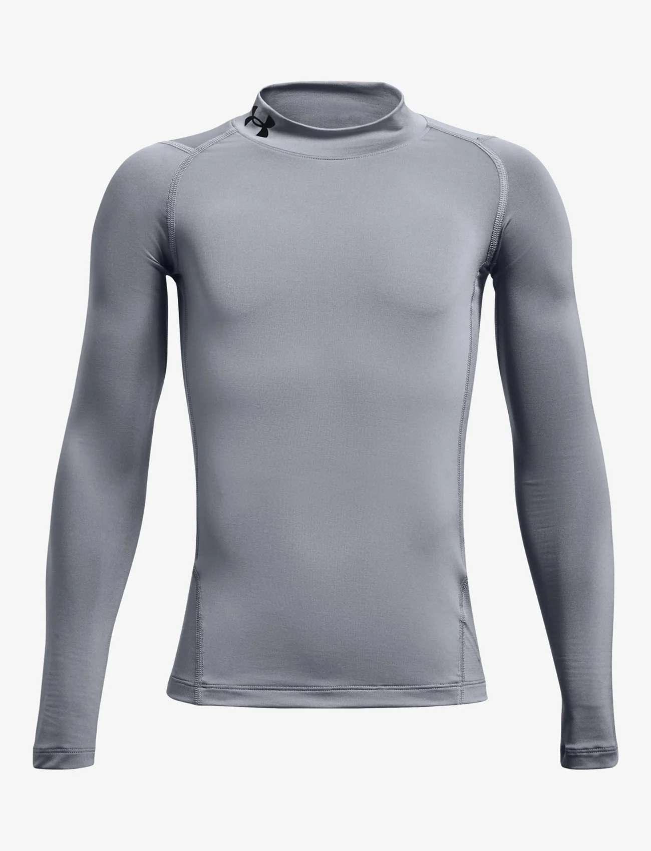 Under Armour - UA HG Armour Mock LS - long-sleeved t-shirts - steel - 0