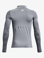 Under Armour - UA HG Armour Mock LS - long-sleeved t-shirts - steel - 1