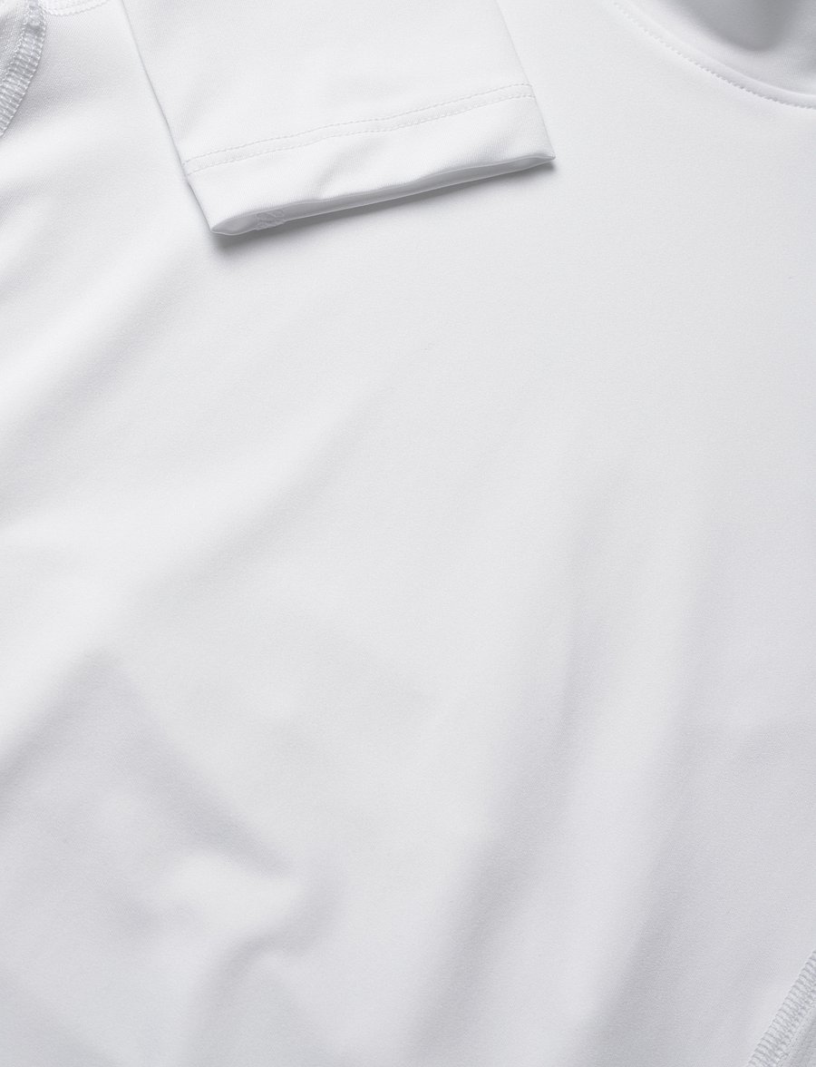 Under Armour - UA HG Armour Mock LS - sportstoppe - white - 2