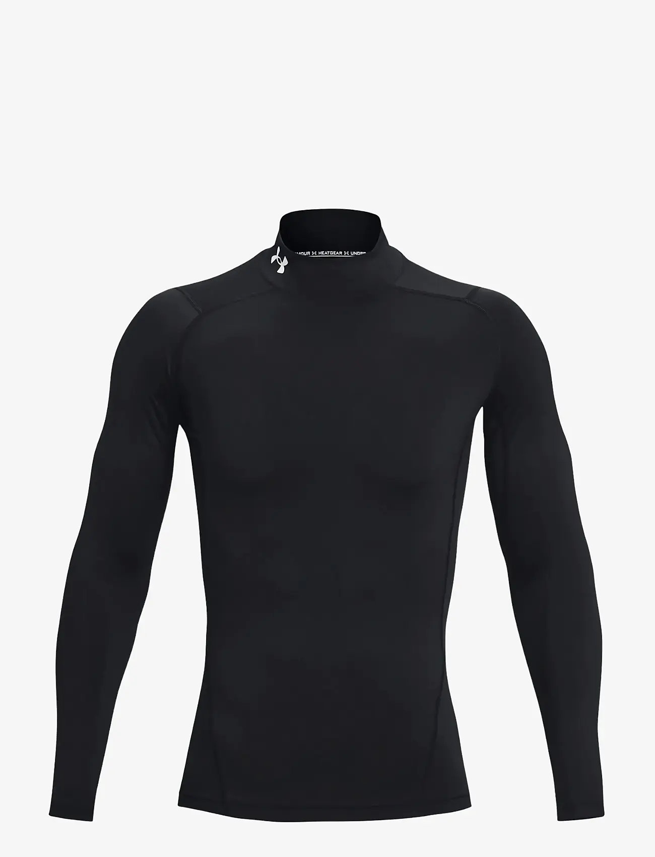 Under Armour - UA HG Armour Comp Mock LS - langærmede t-shirts - black - 1