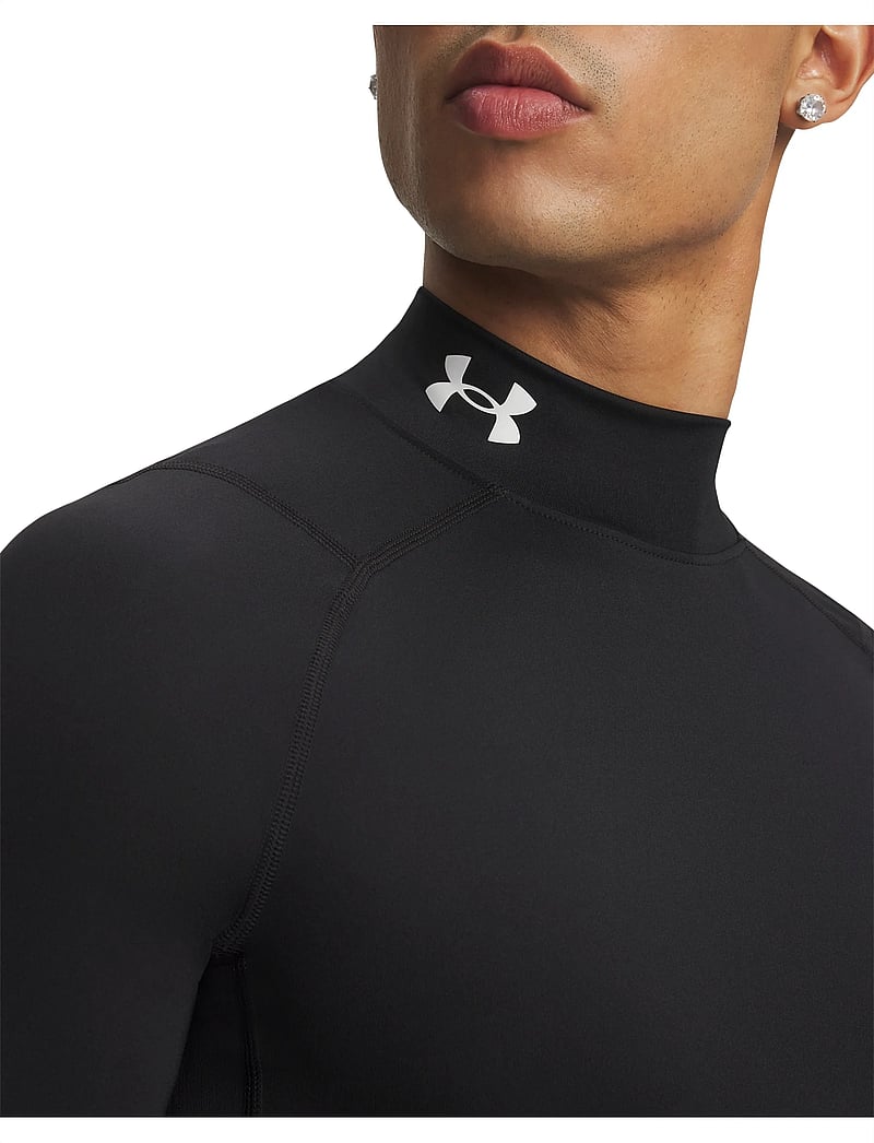 Under Armour - UA HG Armour Comp Mock LS - longsleeved tops - black - 5