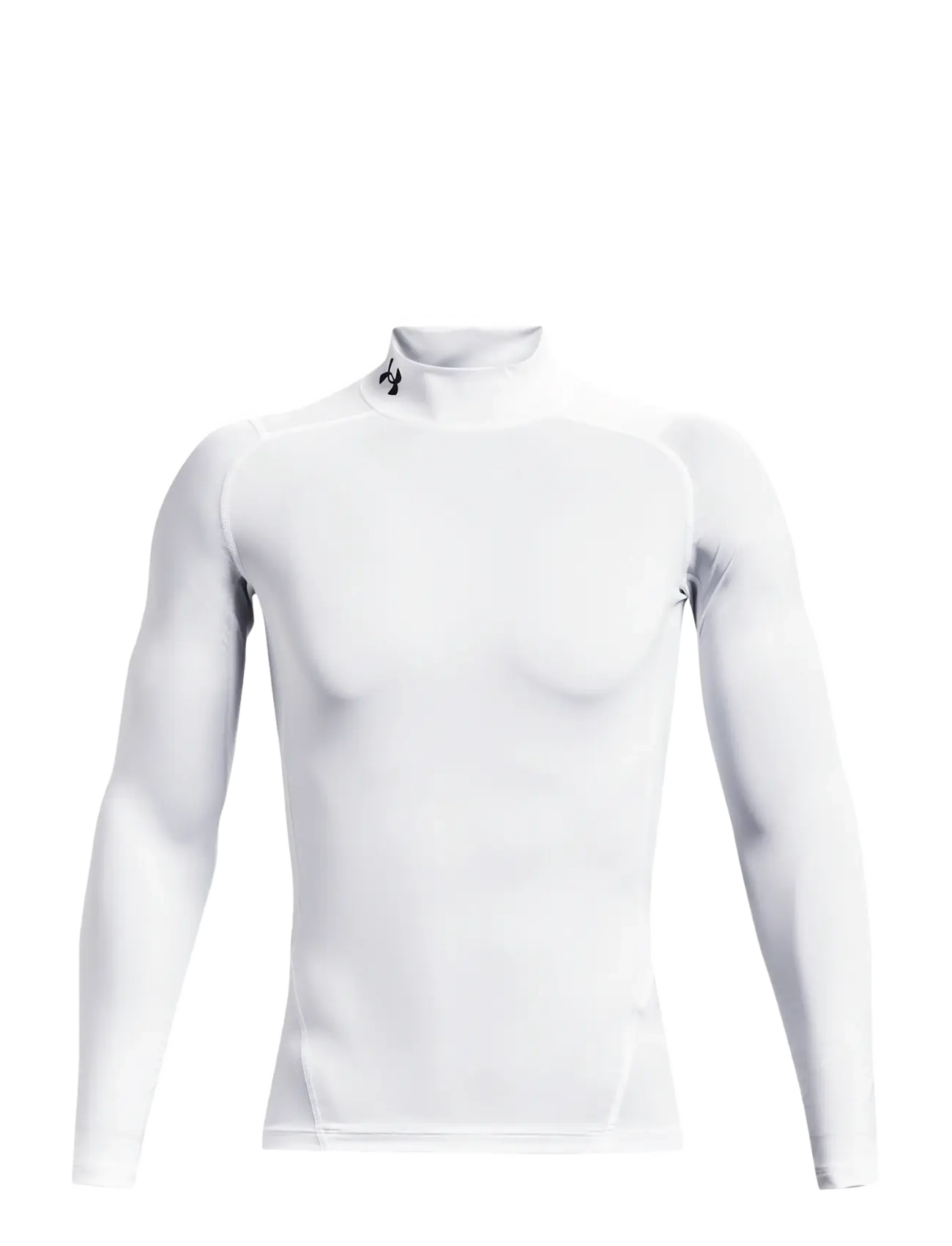 UA HG Armour Comp Mock LS - WHITE