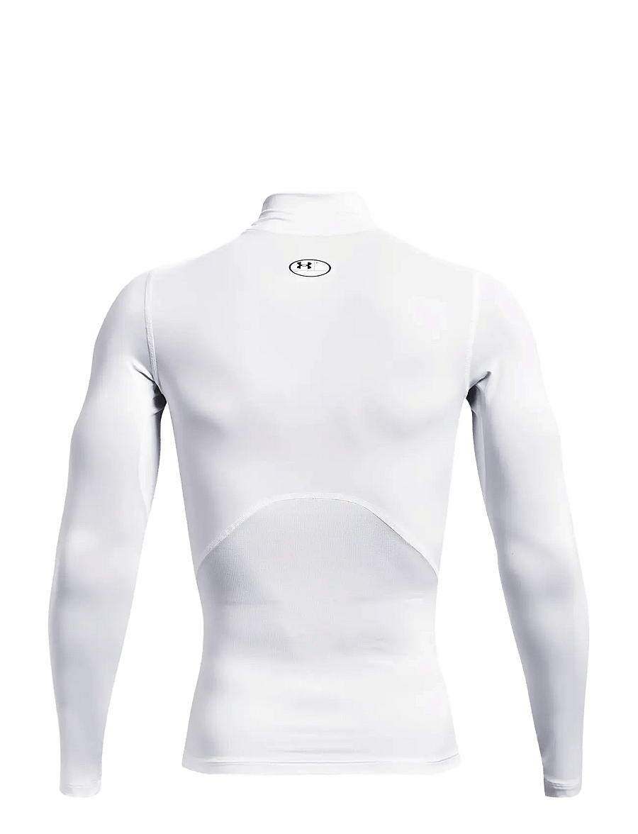 Under Armour - UA HG Armour Comp Mock LS - långärmade tröjor - white - 2