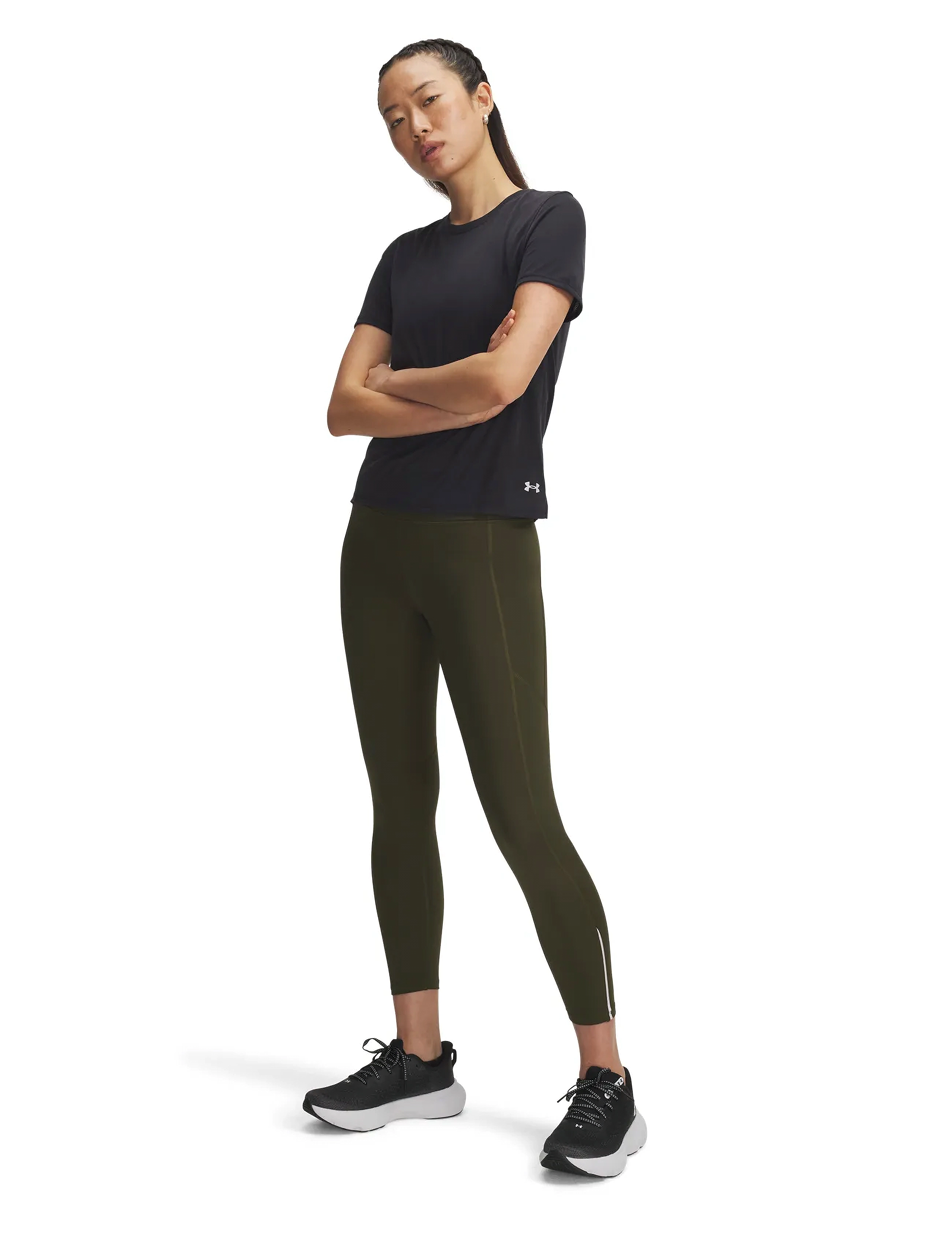 Under Armour - UA Launch Ankle Tights - 7/8 længde - expedition green - 5