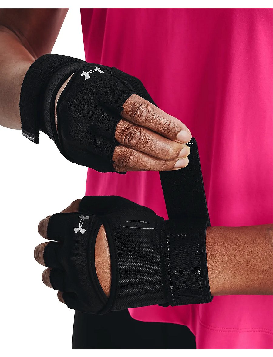 Under Armour - W WEIGHTLIFTING GLOVES - Équipement d'entraînement - black - 0