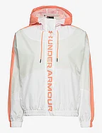 UA Rush Woven FZ Jacket - WHITE