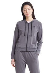 Under Armour - Rival Terry FZ Hoodie - hoodies - jet gray - 3