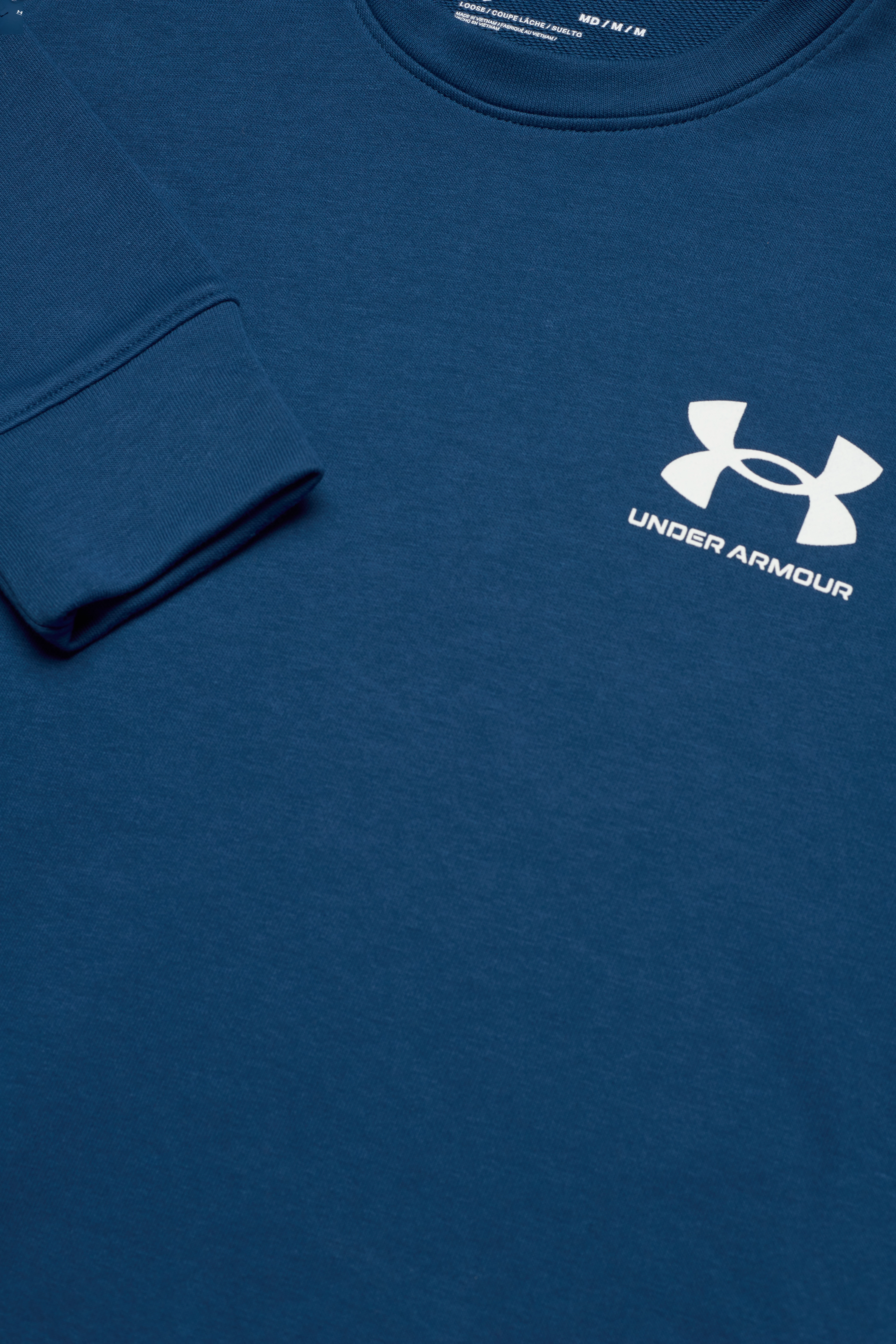 Under Armour - UA Rival Terry LC Crew - deep sea - 2
