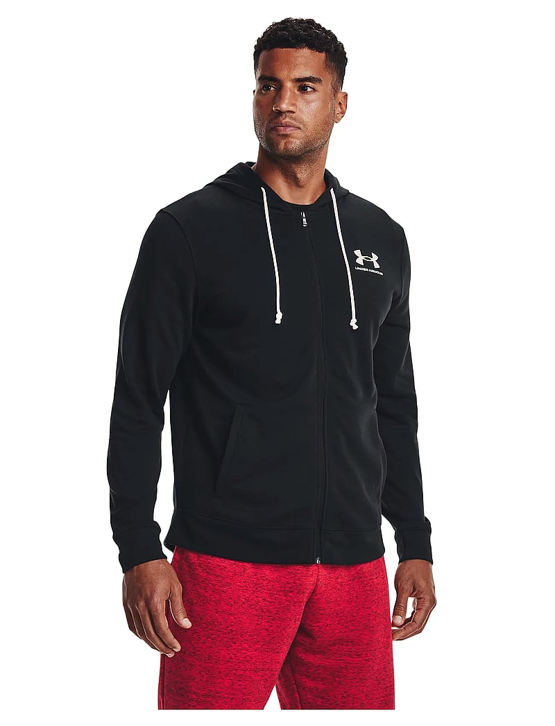 Under Armour - UA Rival Terry LC FZ - kapuzenpullover - black - 0