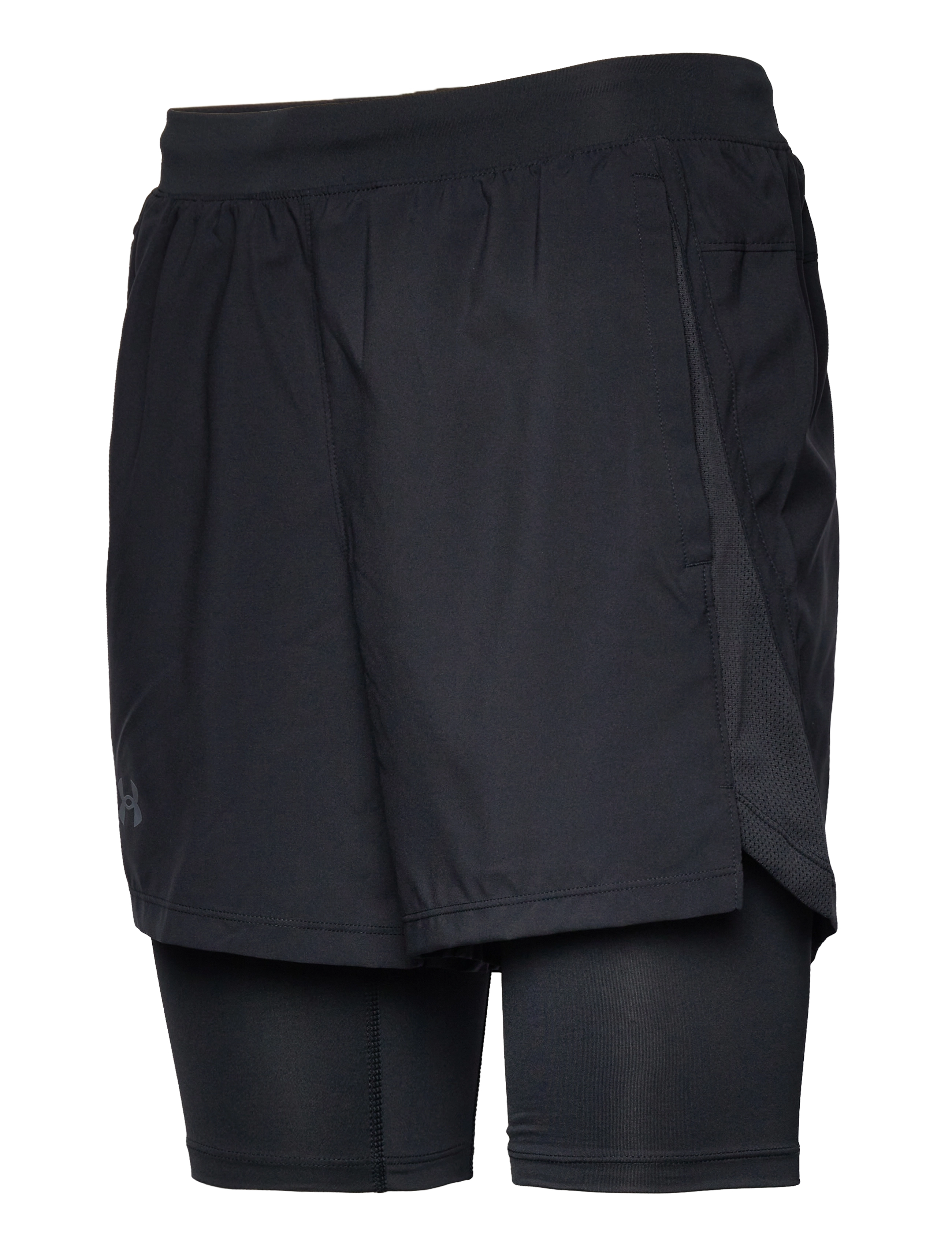 Under Armour - UA LAUNCH 5'' 2-IN-1 SHORT - black - 2