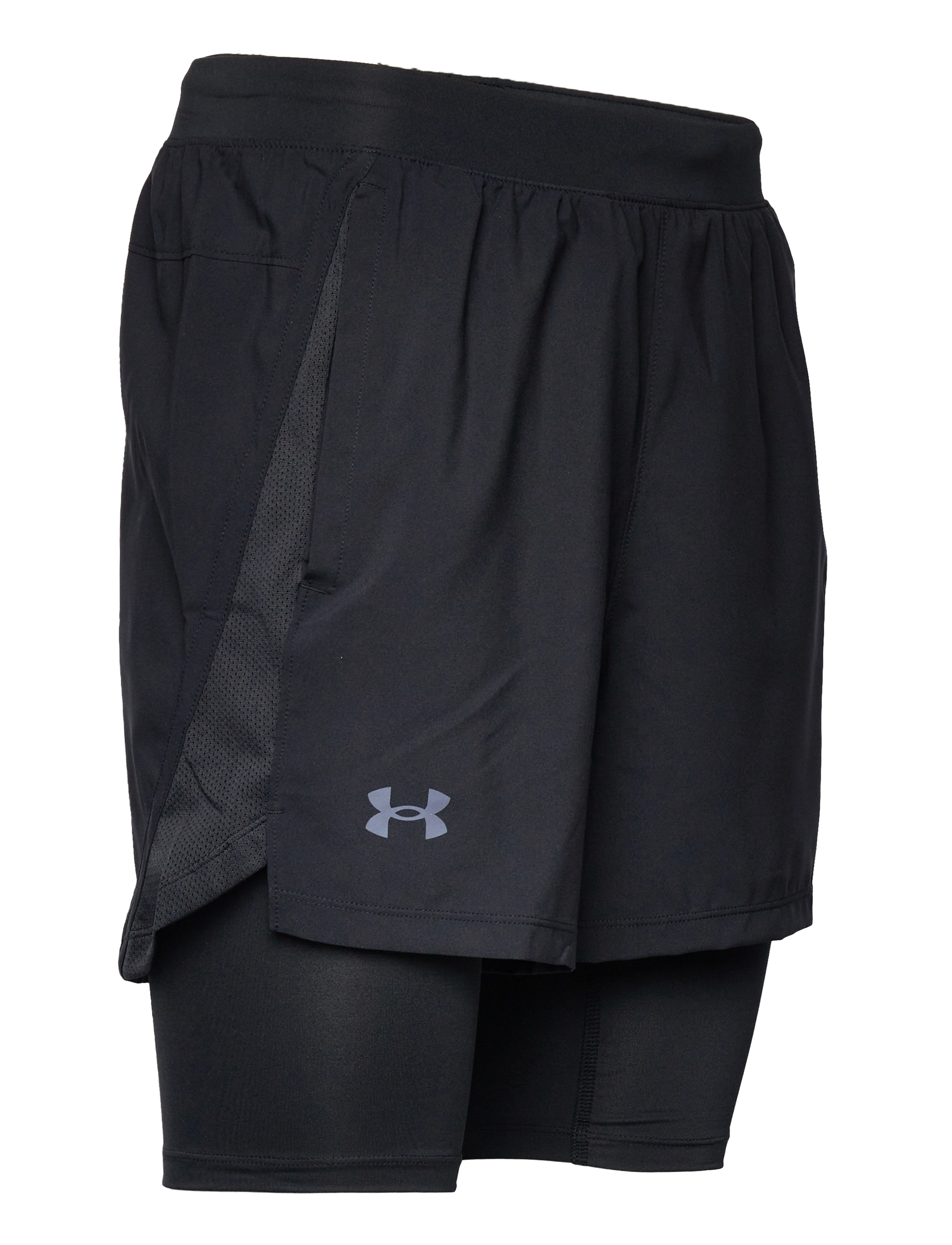 Under Armour - UA LAUNCH 5'' 2-IN-1 SHORT - black - 3