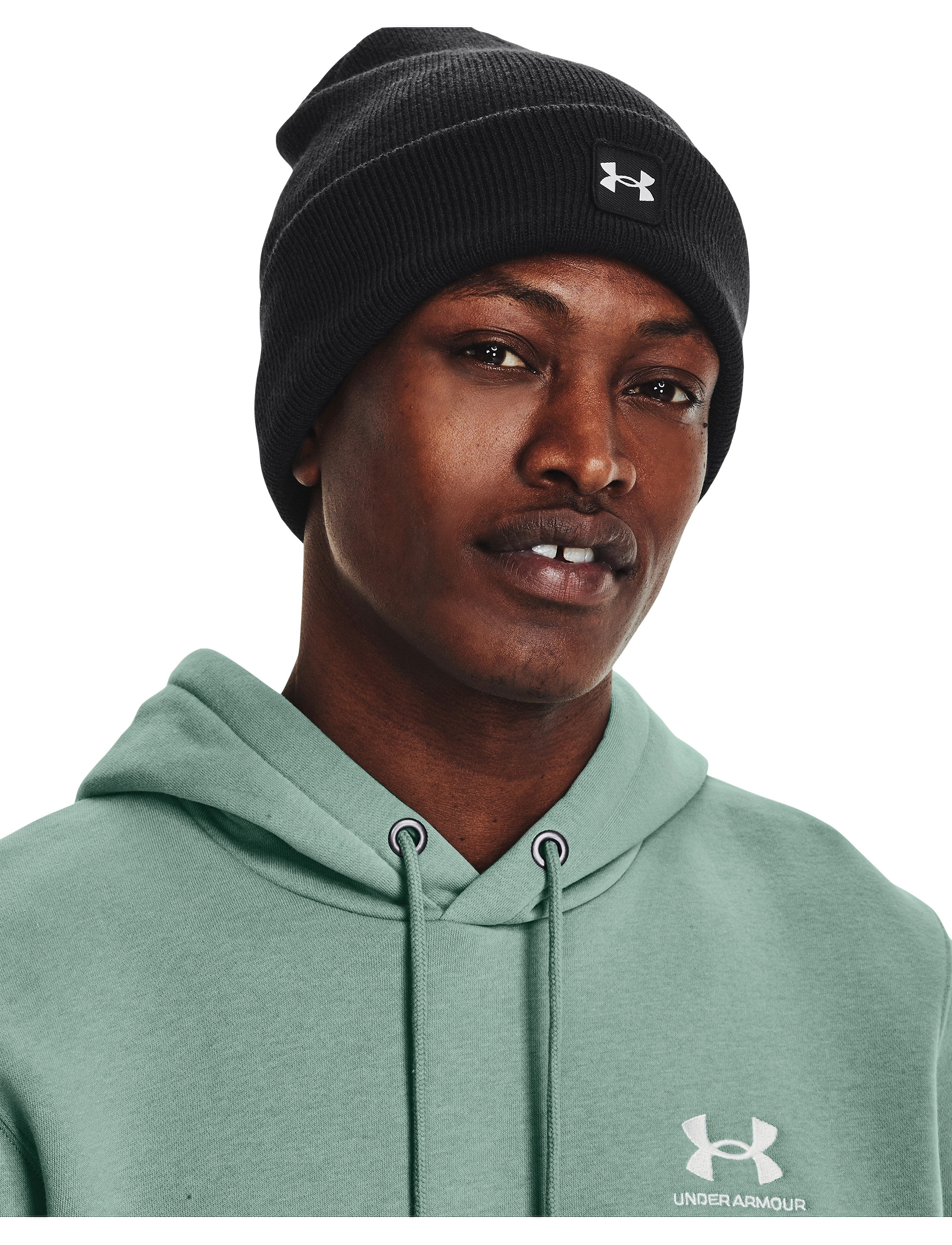 Under Armour Halftime Beanie, One Size, Black, Hovedbeklædning > Huer, Herre
