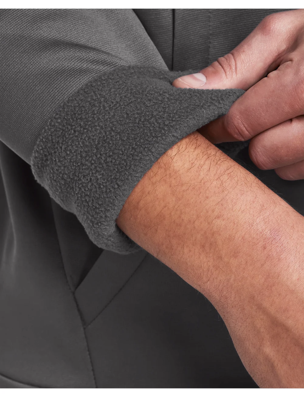 Under Armour - UA Armour Fleece Hoodie - huvtröjor - castlerock - 4