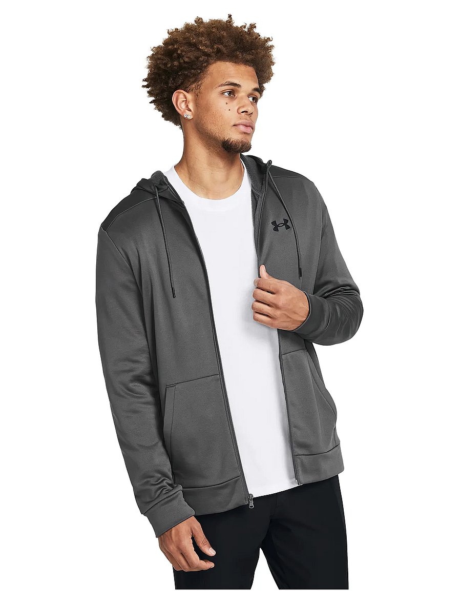Under Armour - UA Armour Fleece FZ Hoodie - castlerock - 0