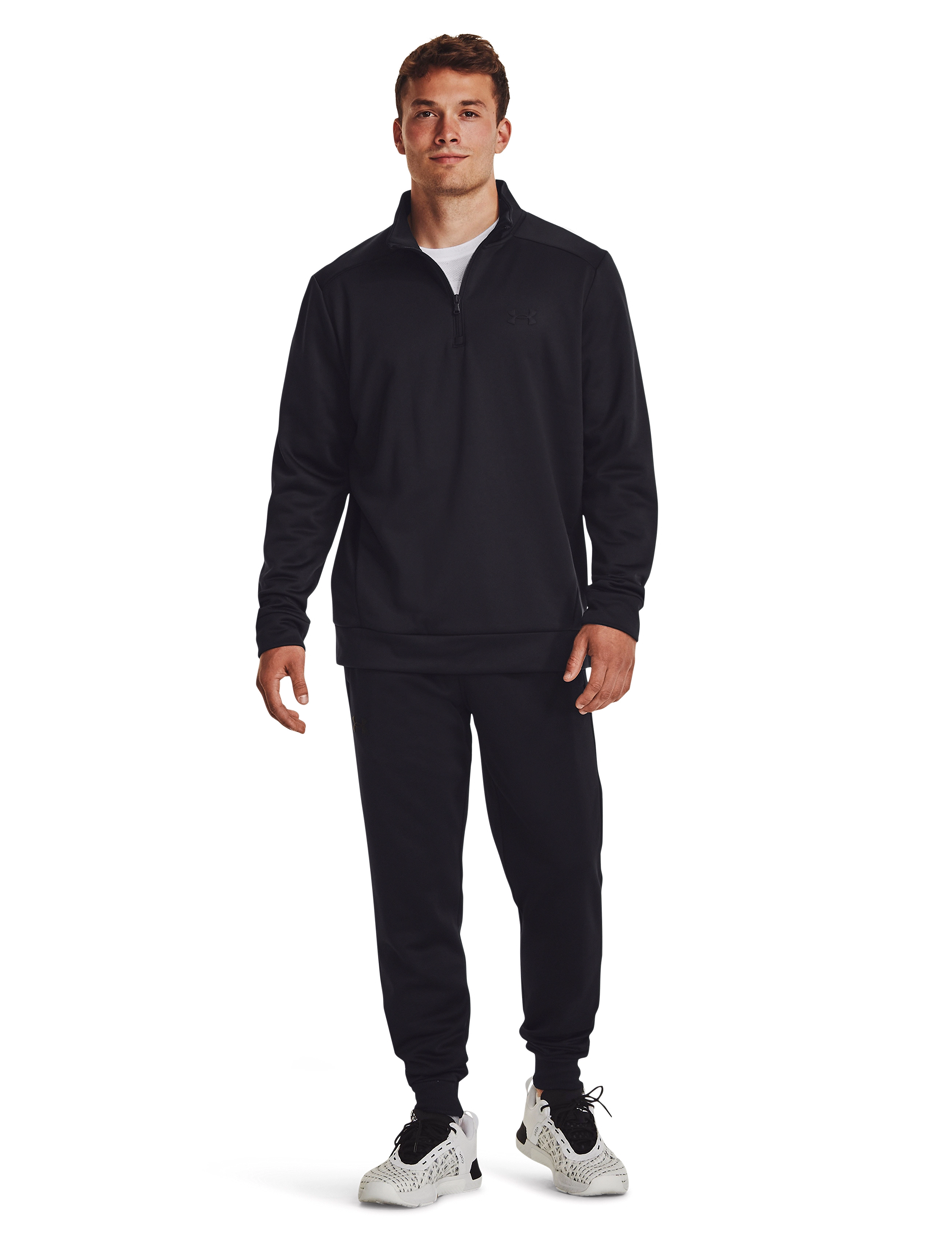 Under Armour - UA Armour Fleece 1/4 Zip - black - 4