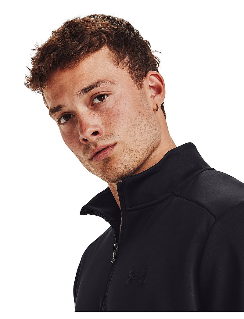 Under Armour - UA Armour Fleece 1/4 Zip - fleece & mellanlager - black - 5