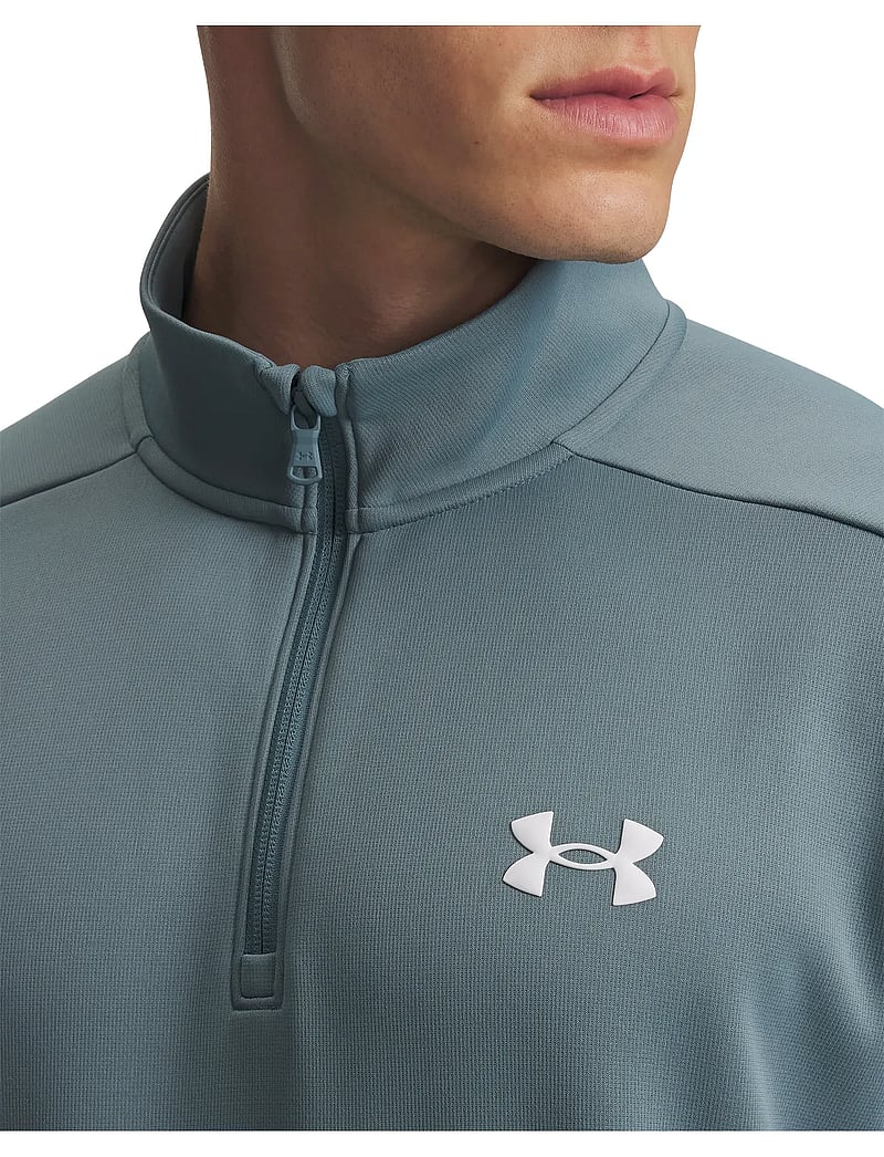 Under Armour - UA Armour Fleece 1/4 Zip - fleece & midlayer - jasper blue - 4