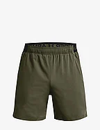 UA Vanish Woven 6in Shorts - MARINE OD GREEN