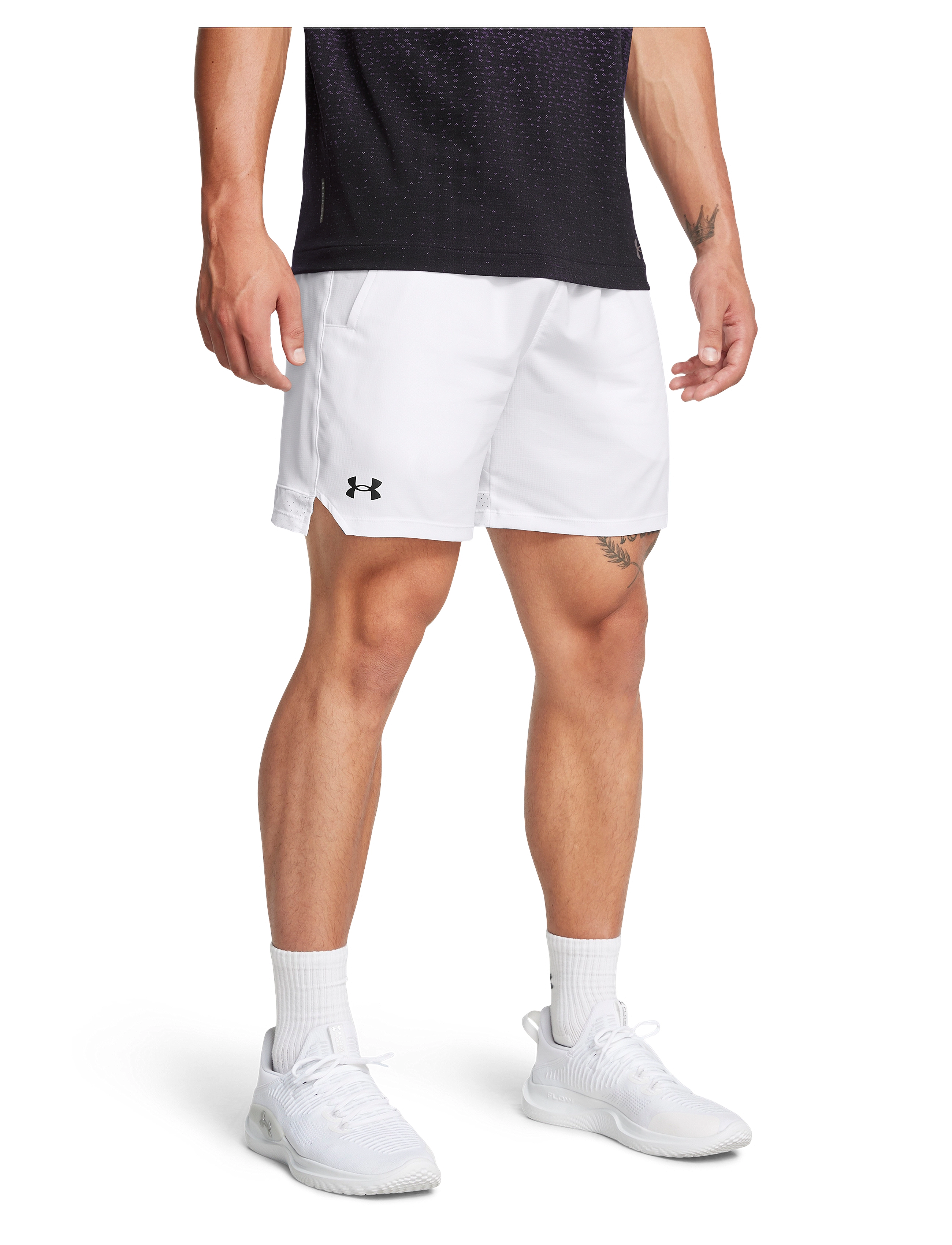 Under Armour Ua Vanish Woven 6In Shorts, 3XL, White, Shorts > Sportsshorts, Herre