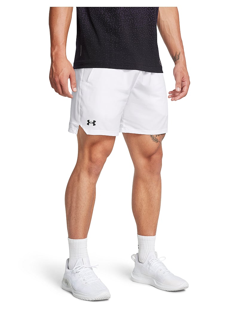 Under Armour - UA Vanish Woven 6in Shorts - träningsshorts - white - 0