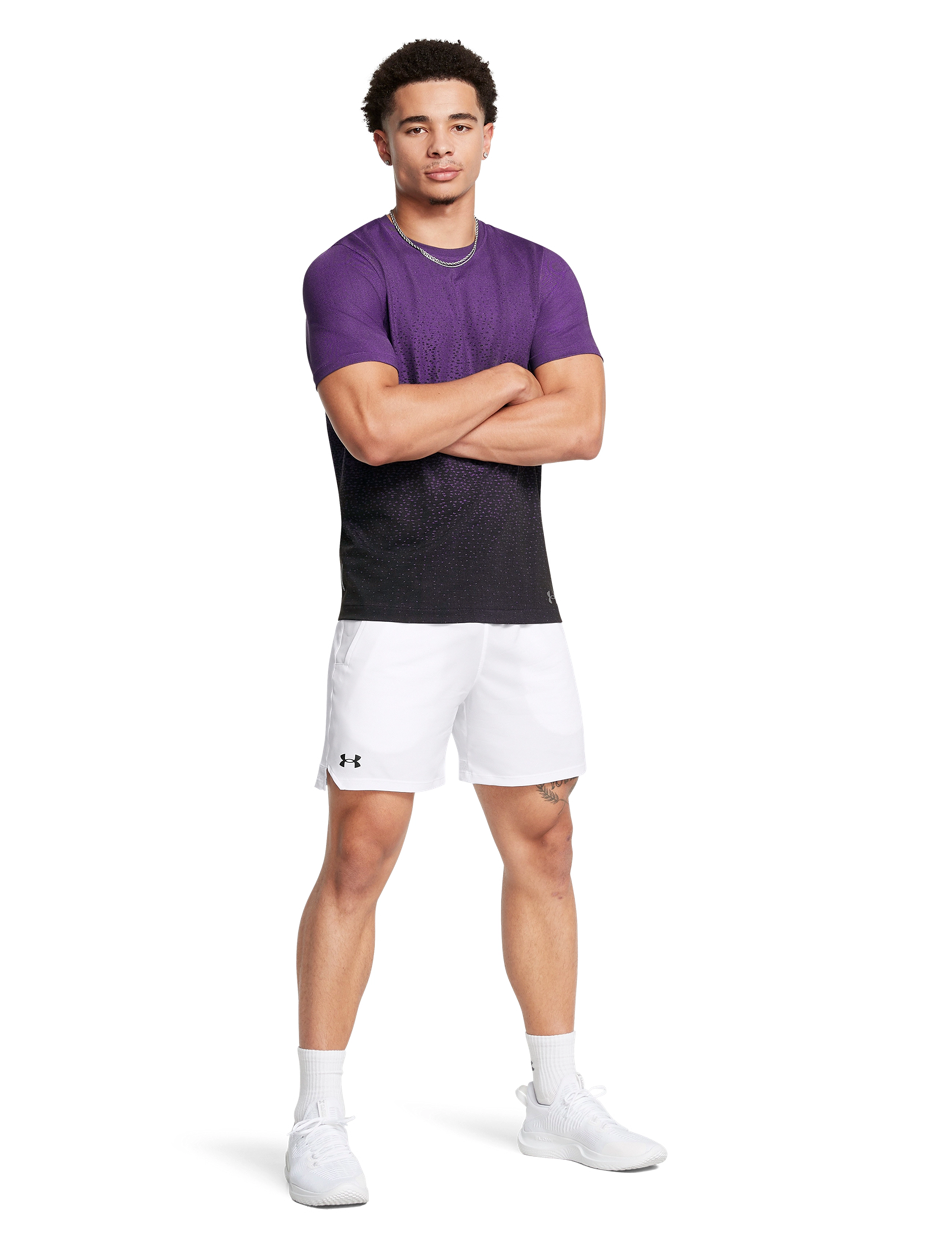 Under Armour - UA Vanish Woven 6in Shorts - trainingsshorts - white - 4