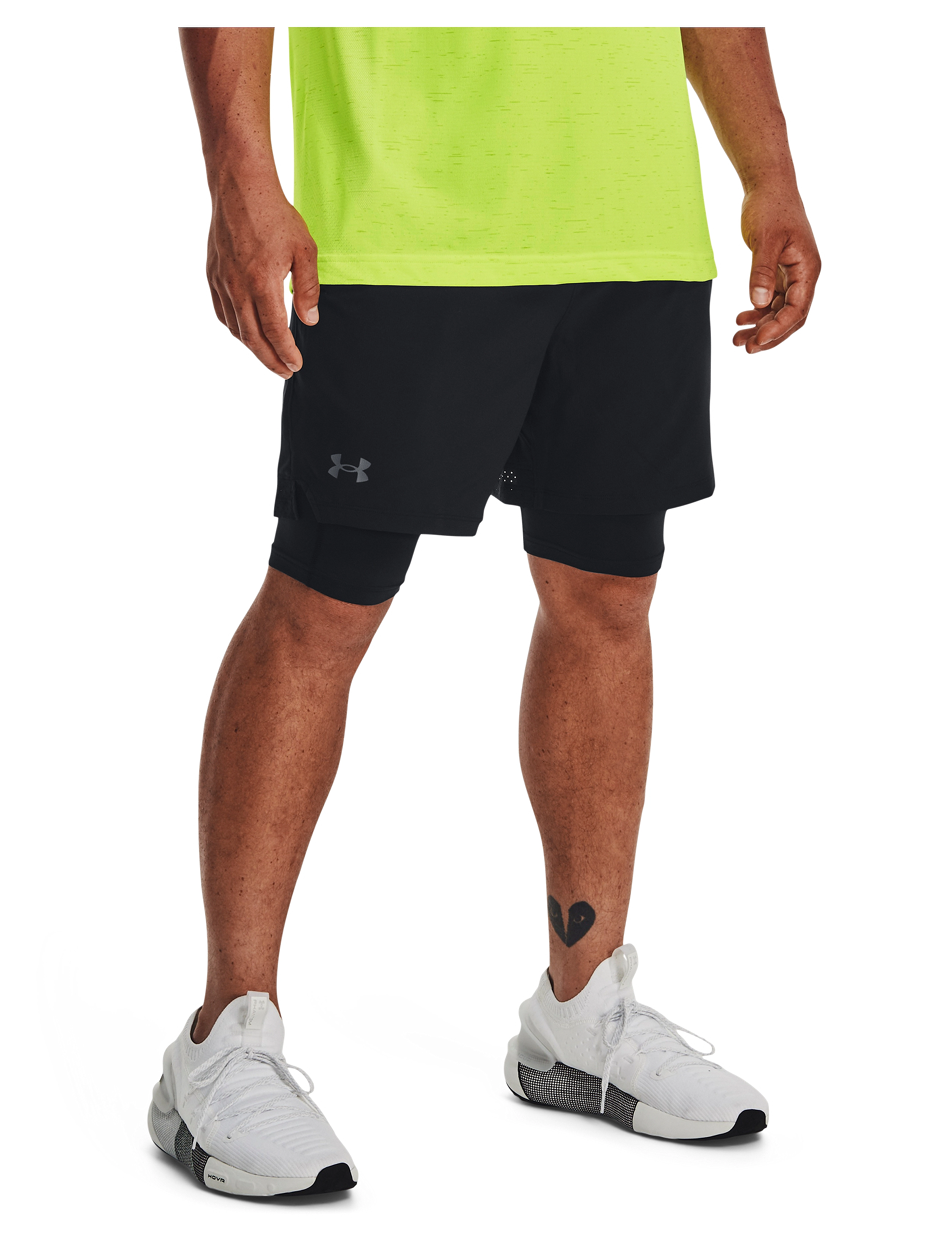Under Armour Ua Vanish Woven 2In1 Sts, S, Black, Shorts > Sportsshorts, Herre