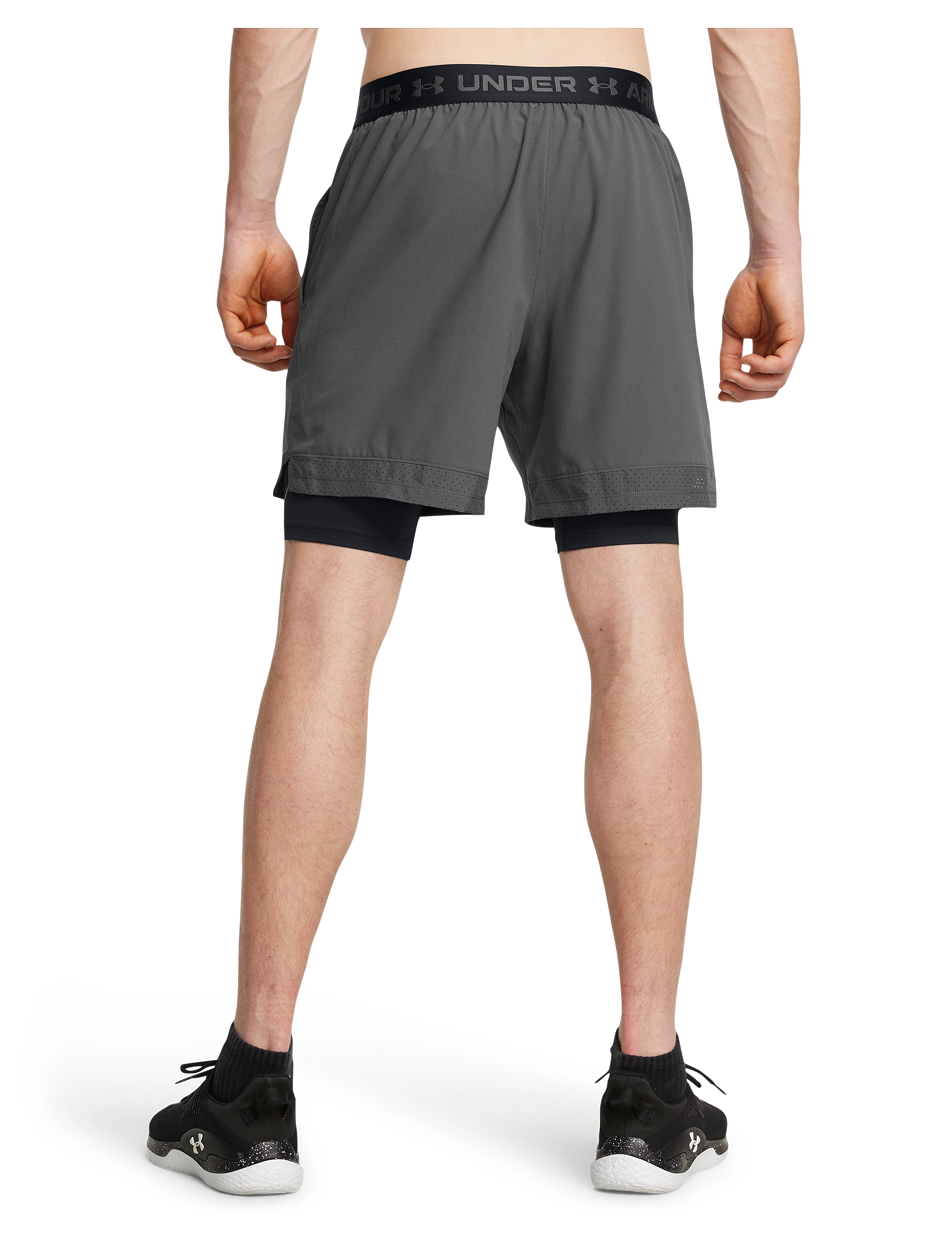 Under Armour - UA Vanish Woven 2in1 Sts - träningsshorts - castlerock - 3