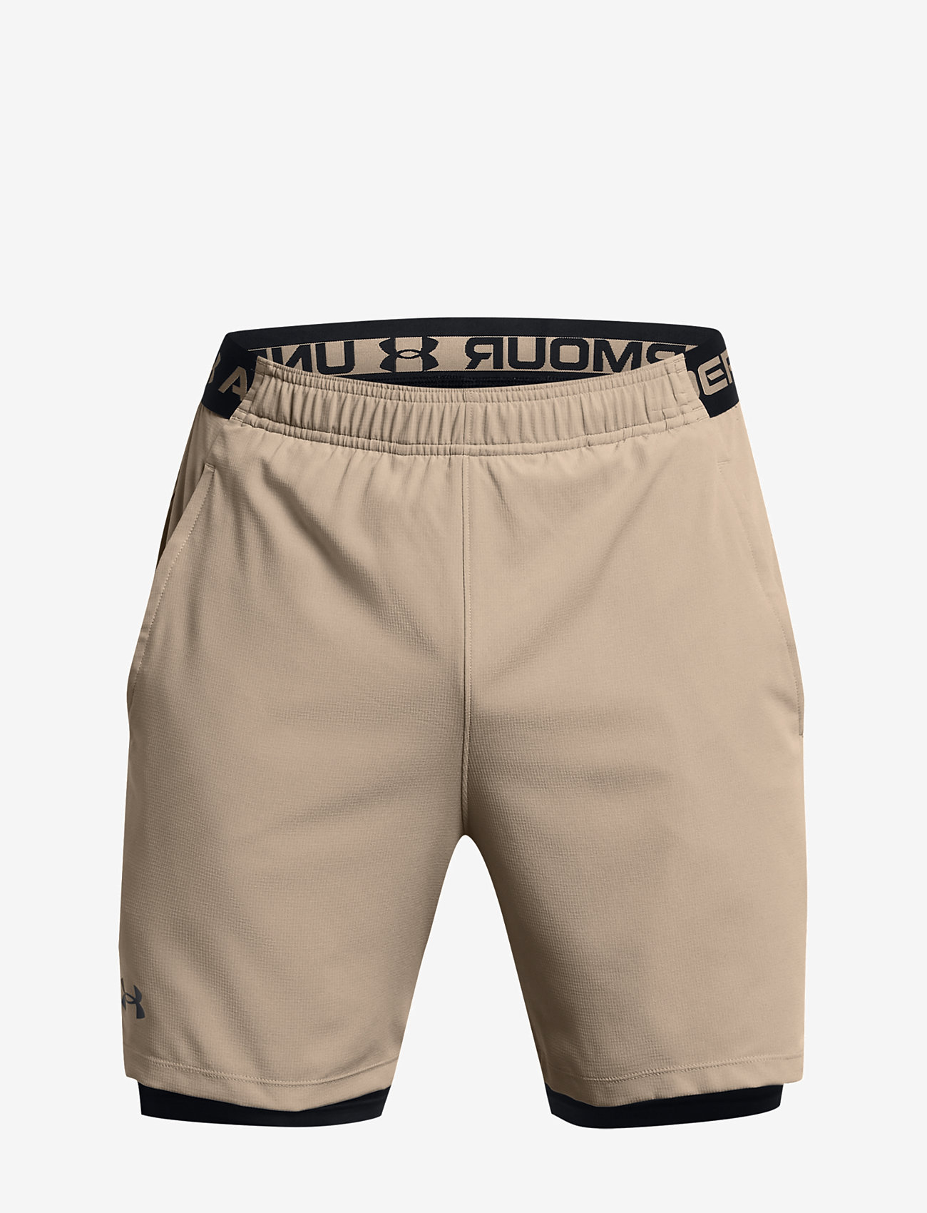 Under Armour - UA Vanish Woven 2in1 Sts - træningsshorts - timberwolf taupe - 1