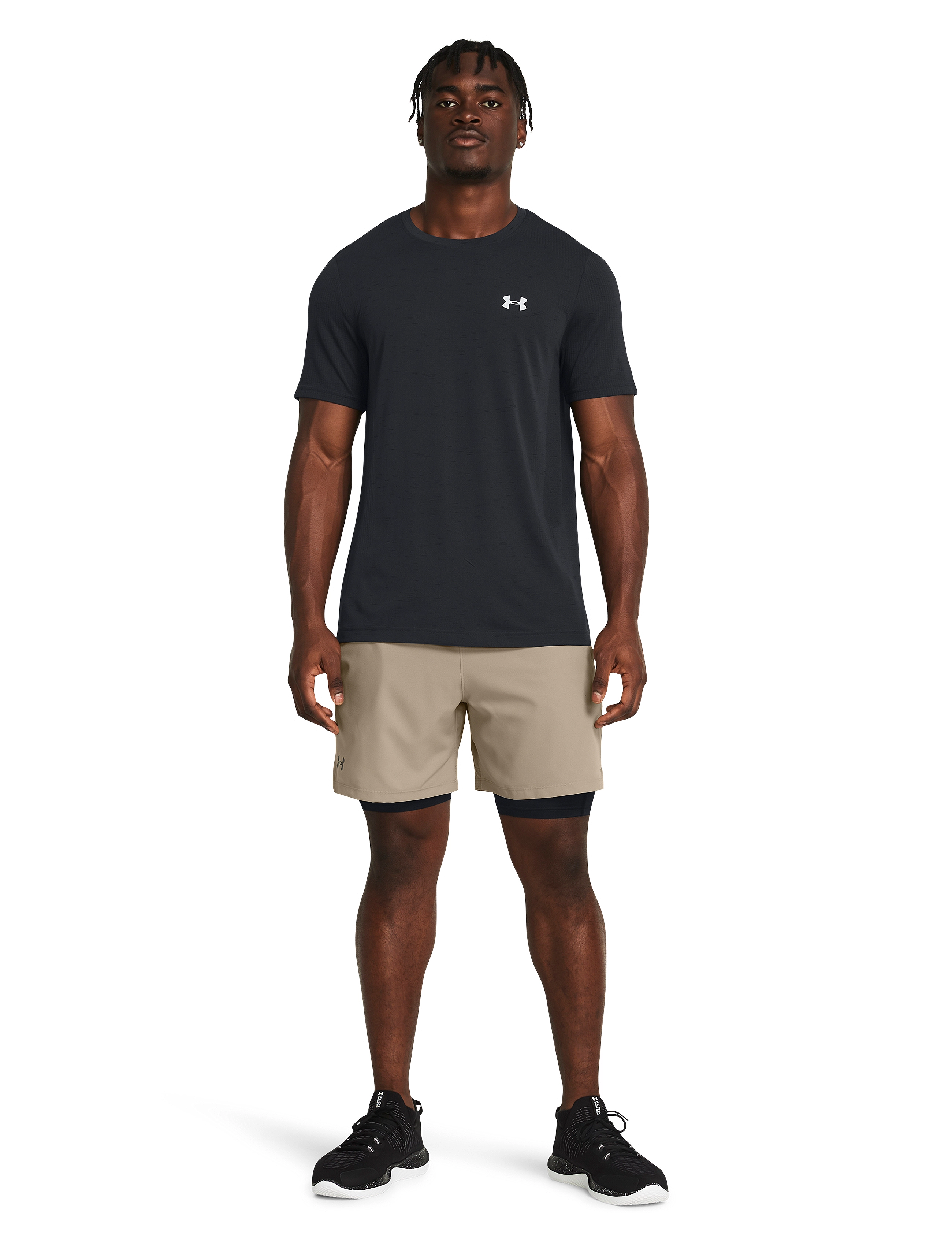 Under Armour - UA Vanish Woven 2in1 Sts - trainingsshorts - timberwolf taupe - 4