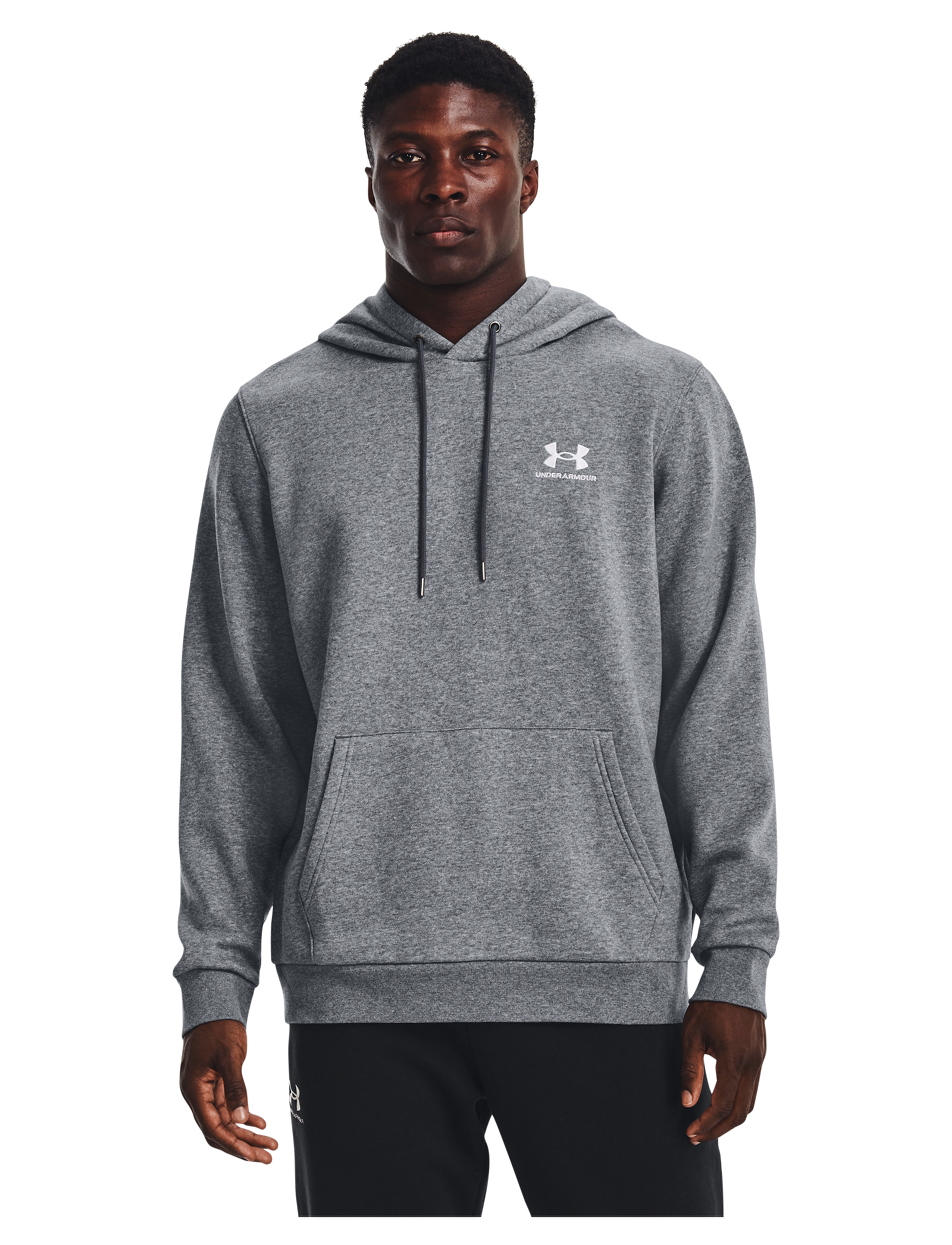 Under Armour - UA Icon Fleece Hoodie - pitch gray medium heather - 3