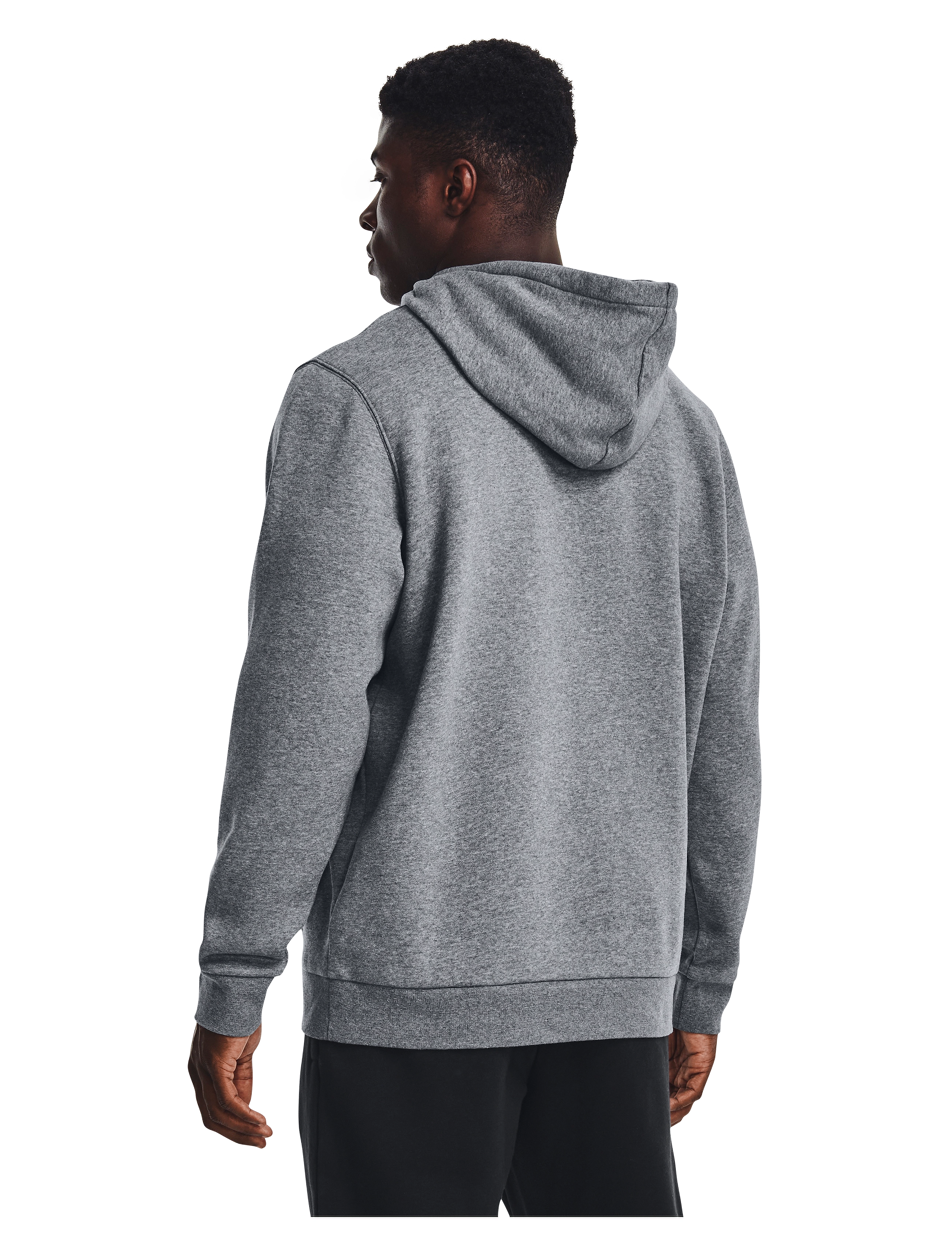 Under Armour - UA Icon Fleece Hoodie - pitch gray medium heather - 4