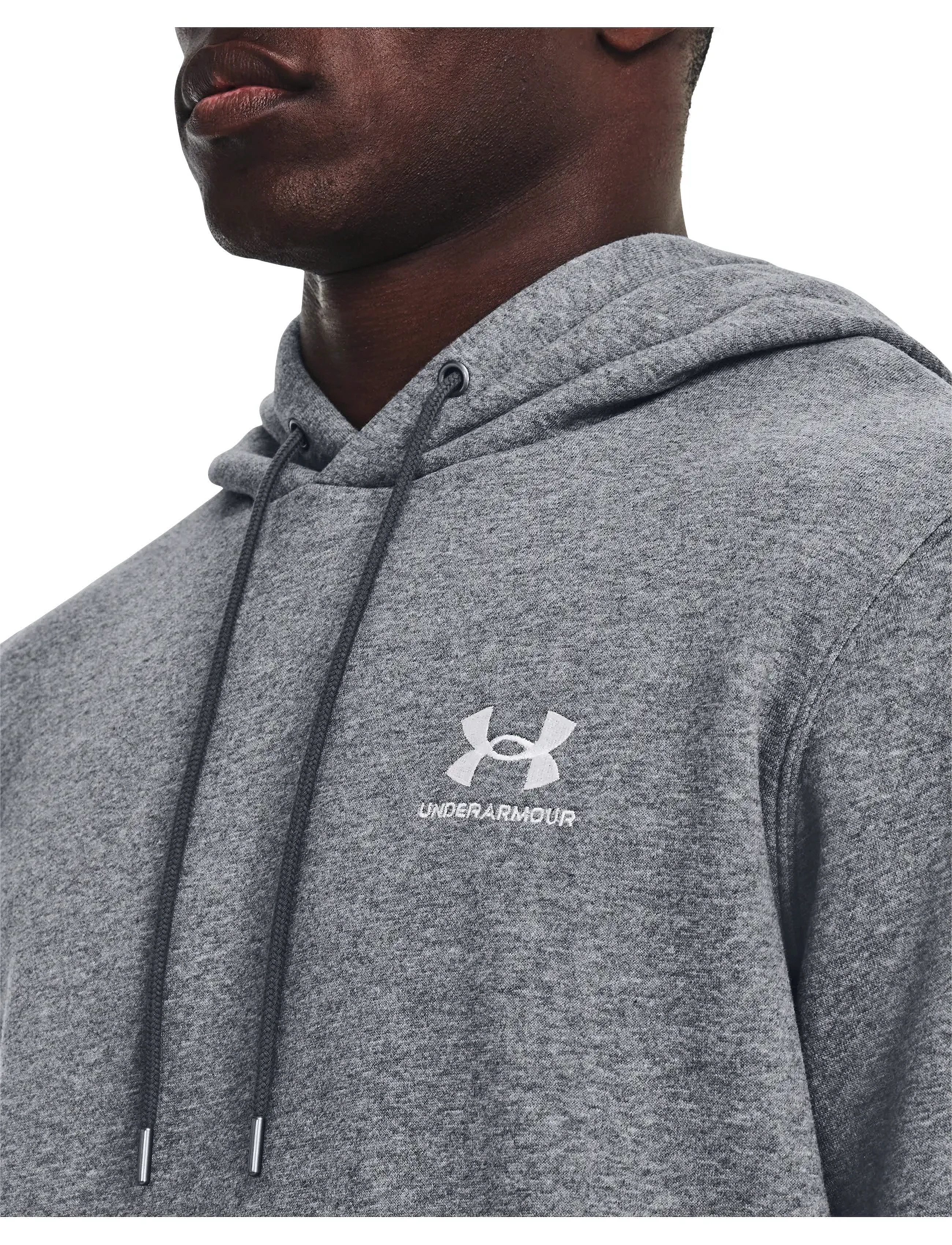 Under Armour - UA Icon Fleece Hoodie - pitch gray medium heather - 5
