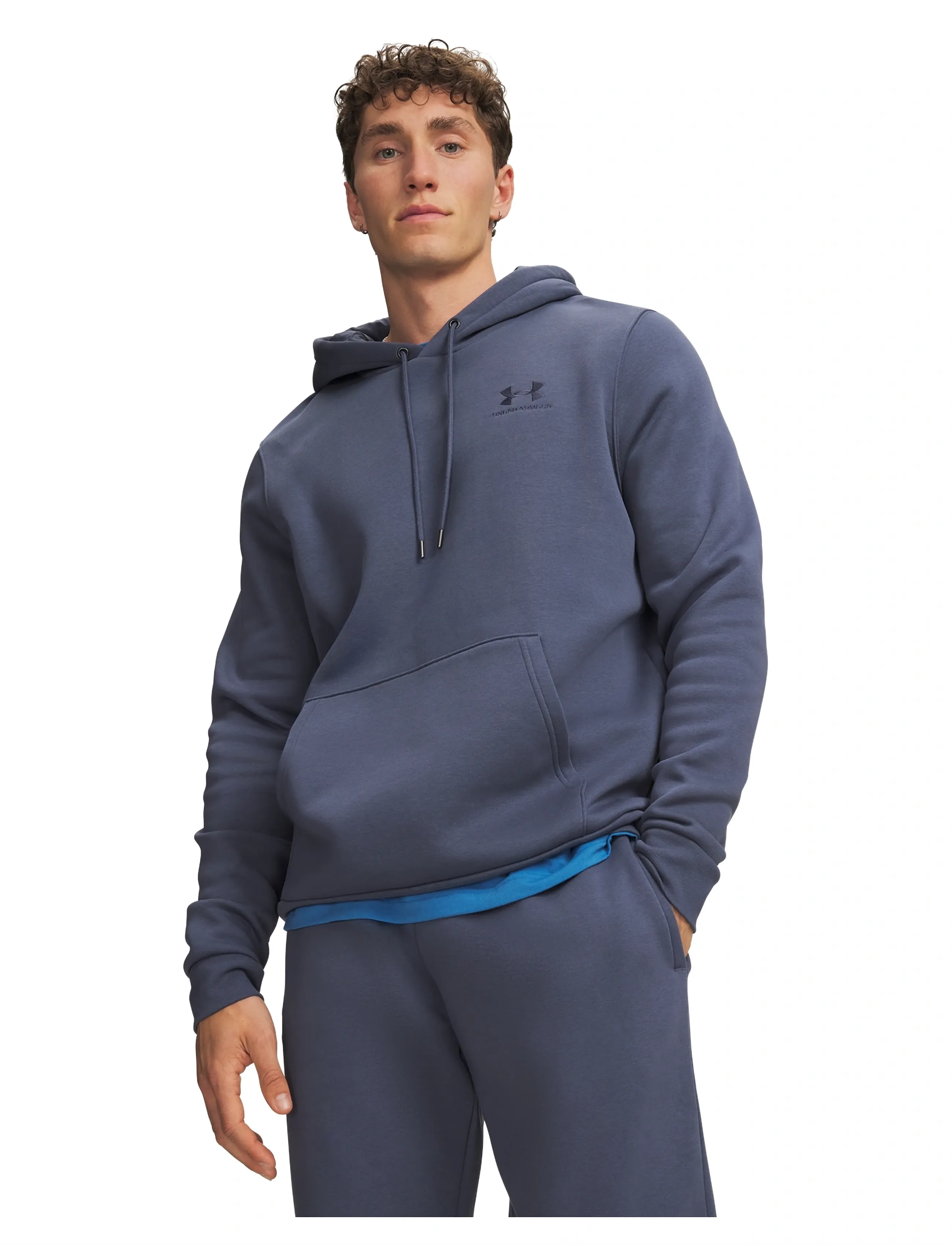 Under Armour UA Icon Fleece Hoodie - Kapuutsiga pusad - DOWNPOUR GRAY / grey