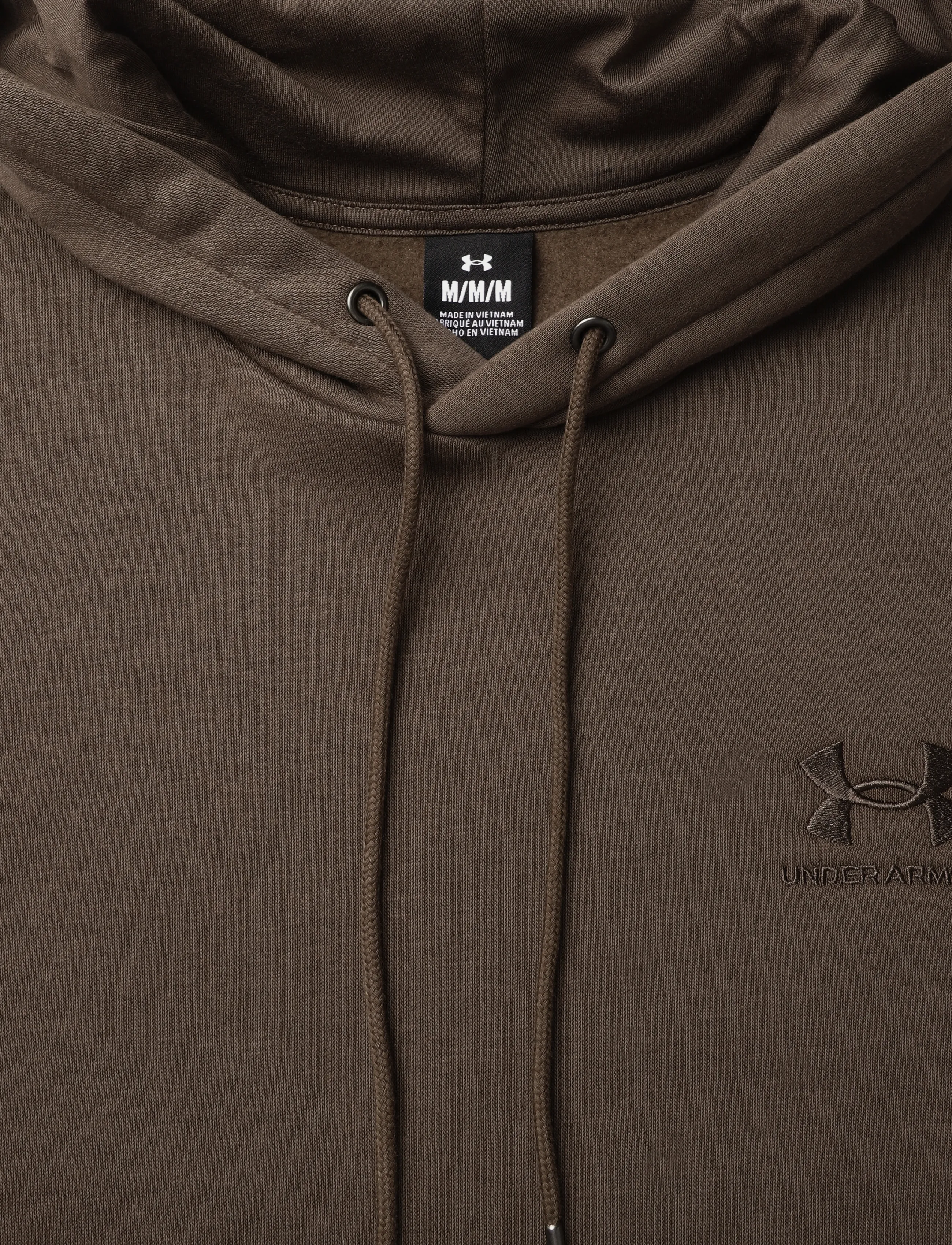 Under Armour - UA Icon Fleece Hoodie - tops - peppercorn - 5