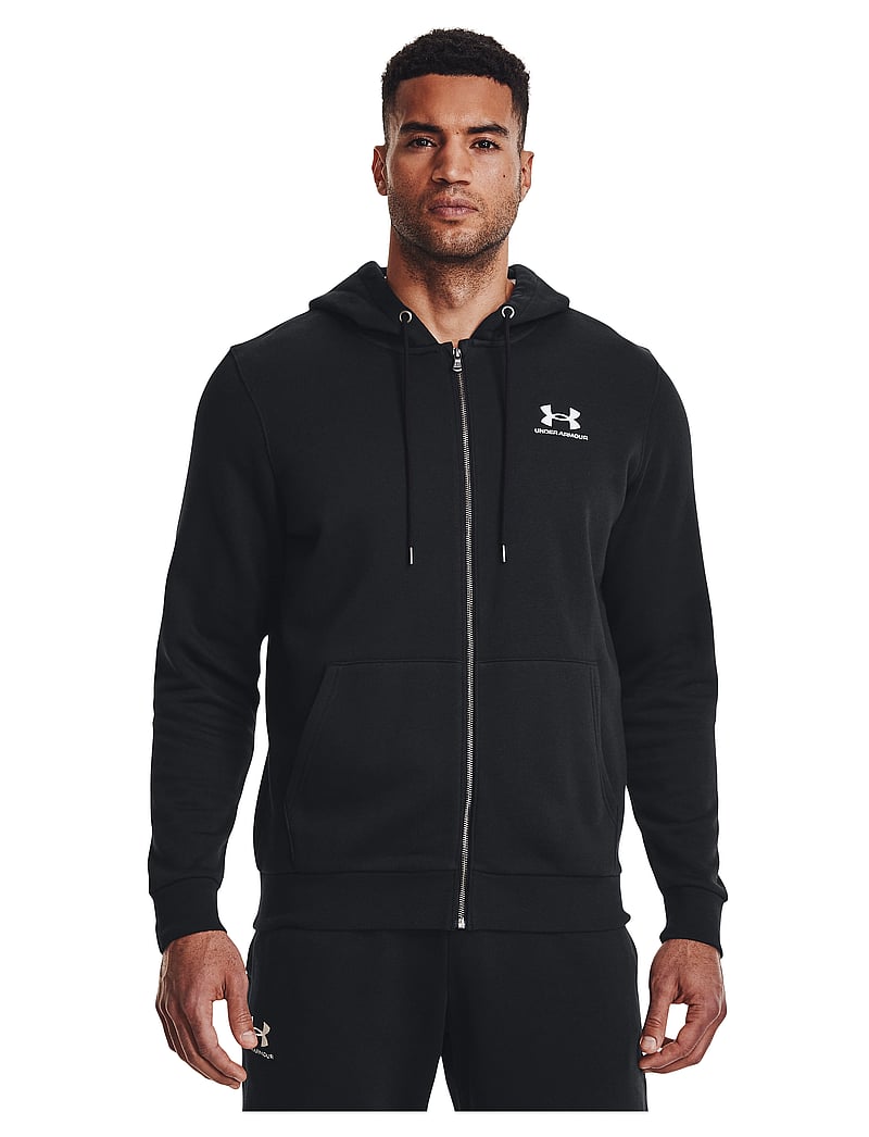 Under Armour - UA Essential Fleece FZ Hood - black - 3