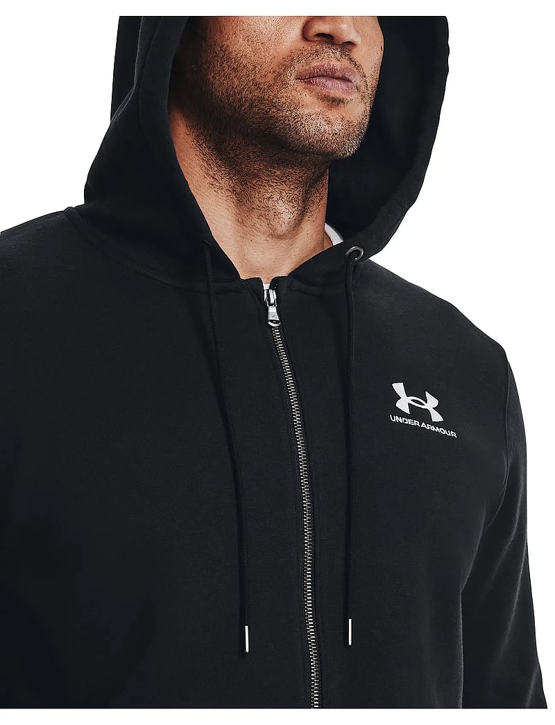Under Armour - UA Essential Fleece FZ Hood - black - 5