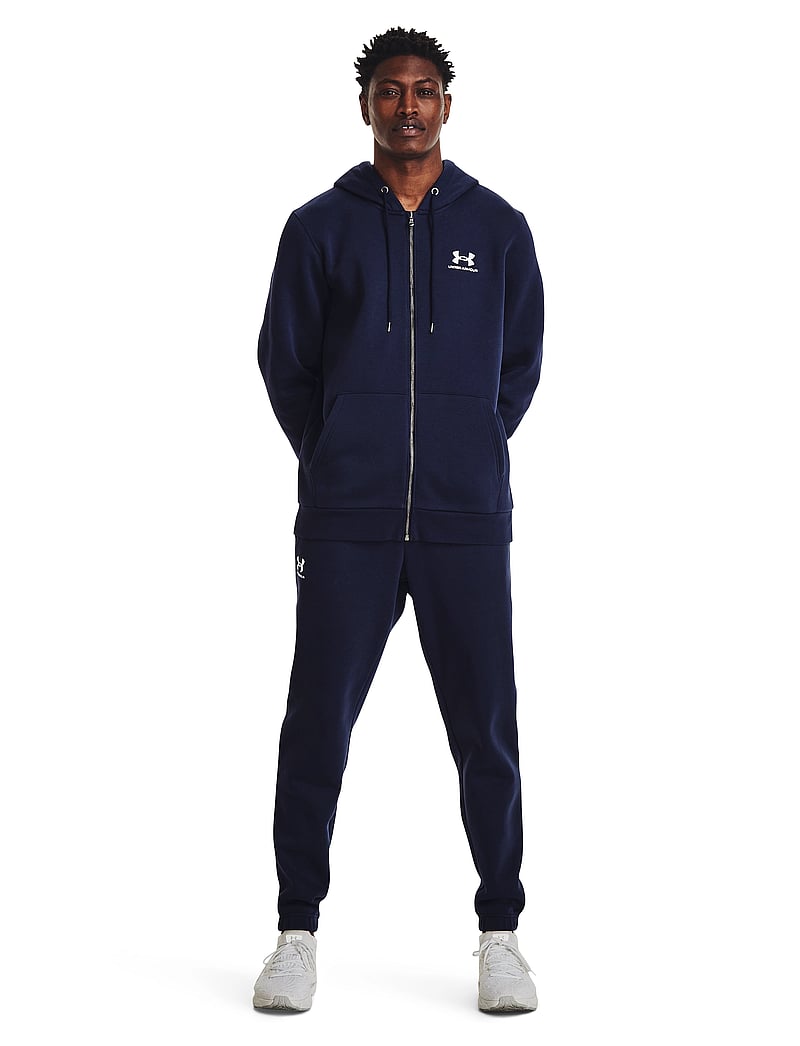 Under Armour - UA Icon Fleece FZ Hood - alussärgid - midnight navy - 0