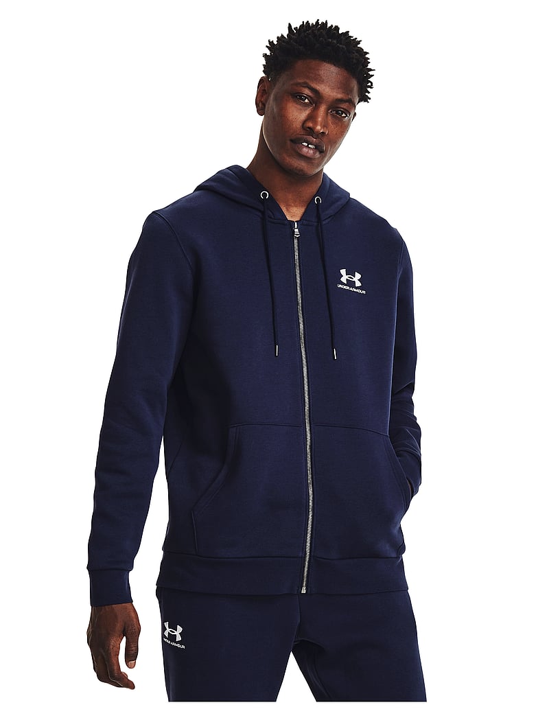 Under Armour - UA Icon Fleece FZ Hood - alussärgid - midnight navy - 3