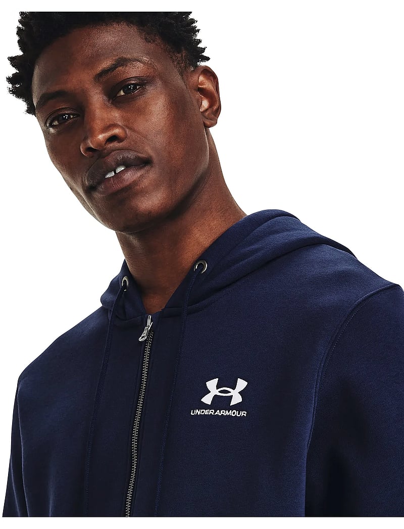 Under Armour - UA Icon Fleece FZ Hood - alussärgid - midnight navy - 5