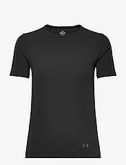 Under Armour - UA Rush Seamless SS - t-shirts - black - 0