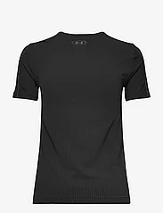 Under Armour - UA Rush Seamless SS - t-shirts - black - 1