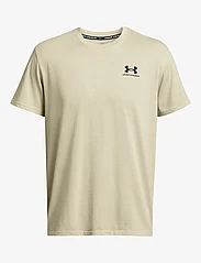 Under Armour - UA LOGO EMB HEAVYWEIGHT SS - t-shirts - brown - 0