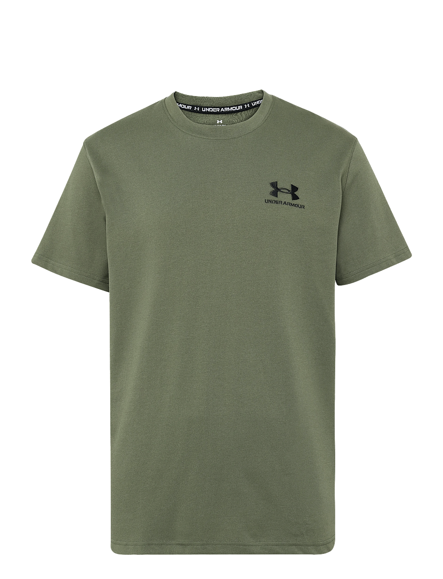 Under Armour - UA M LOGO EMB HEAVYWEIGHT SS - oberteile & t-shirts - marine od green - 1