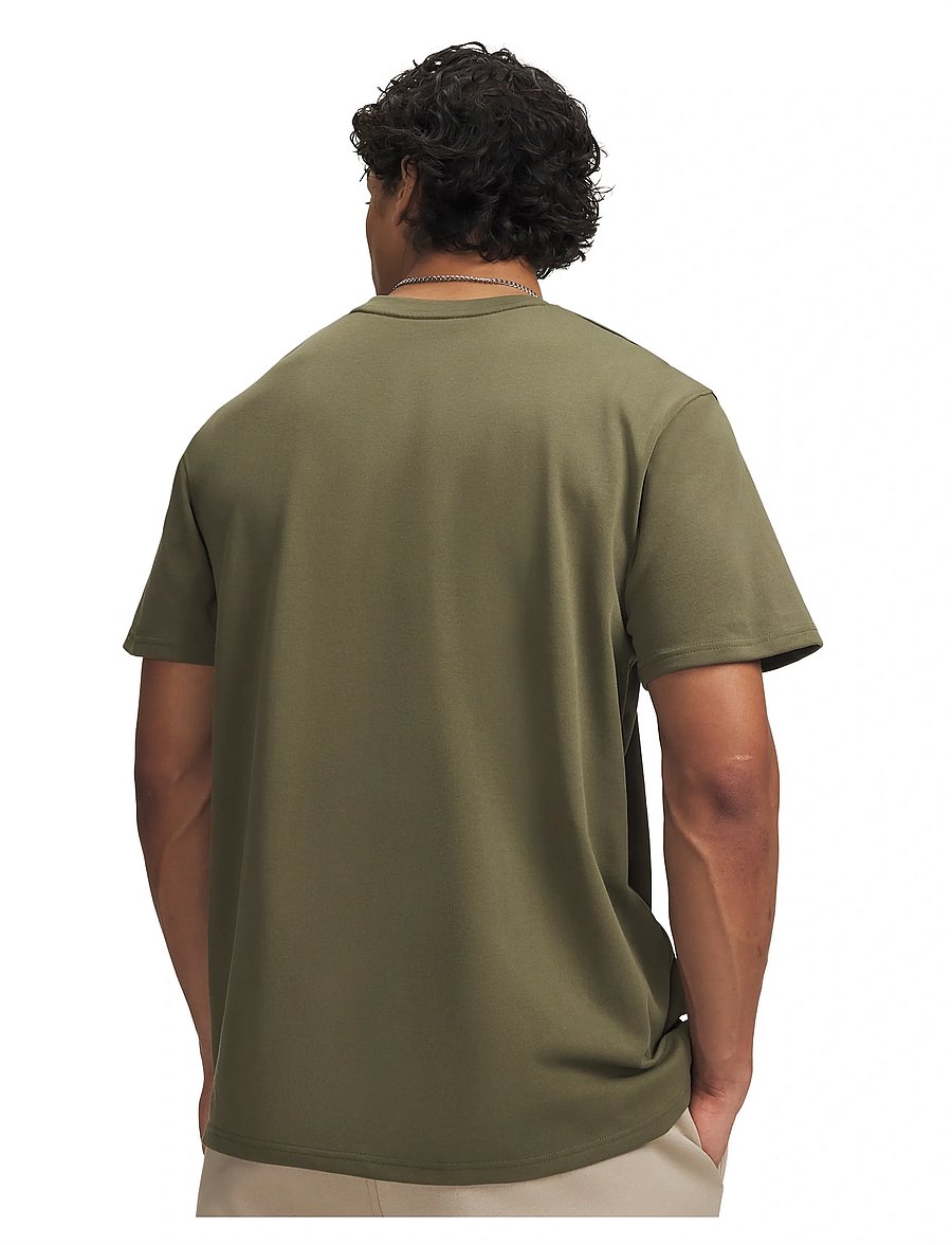 Under Armour - UA M LOGO EMB HEAVYWEIGHT SS - oberteile & t-shirts - marine od green - 3