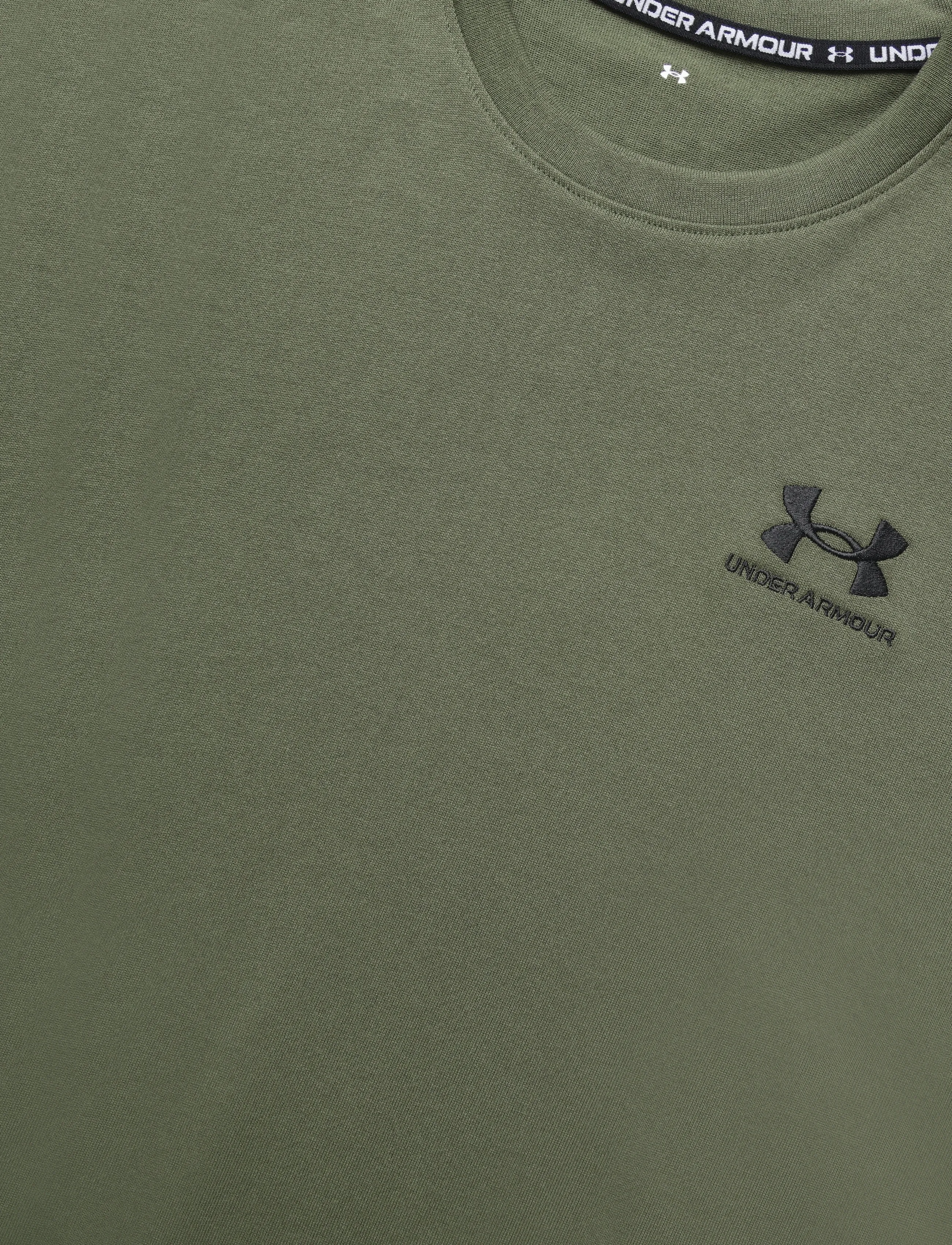 Under Armour - UA M LOGO EMB HEAVYWEIGHT SS - oberteile & t-shirts - marine od green - 5