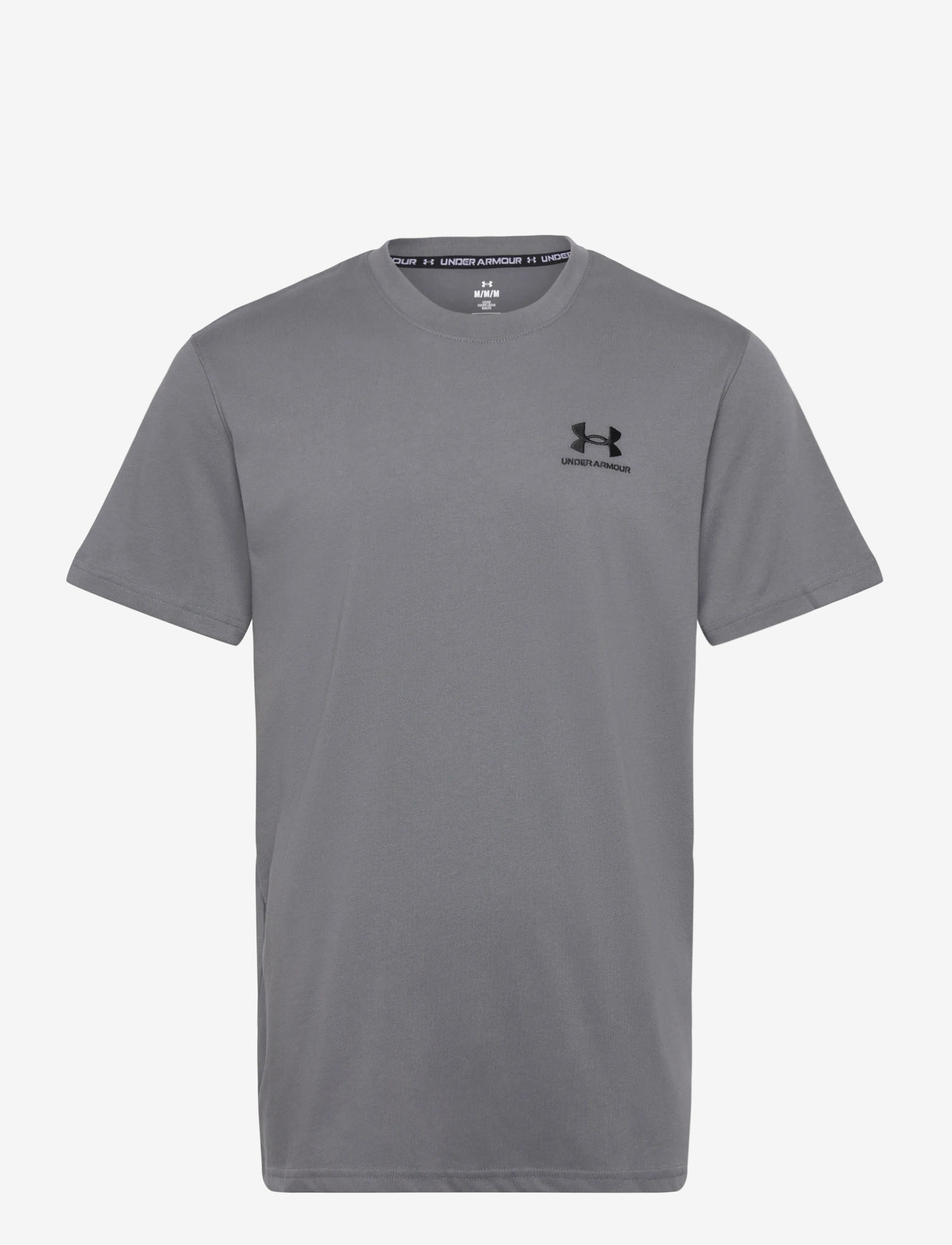 Under Armour - UA M LOGO EMB HEAVYWEIGHT SS - t-shirts - titan gray - 1