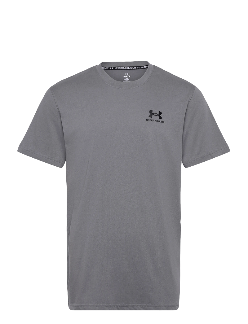 Under Armour - UA M LOGO EMB HEAVYWEIGHT SS - t-shirts - titan gray - 1